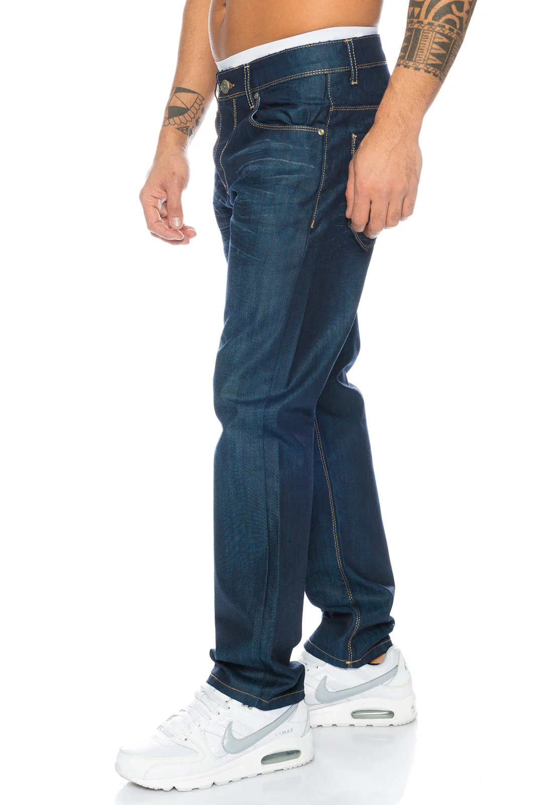 Lorenzo Loren Herren Jeans Comfort Fit Blau LL-308 - Image 2