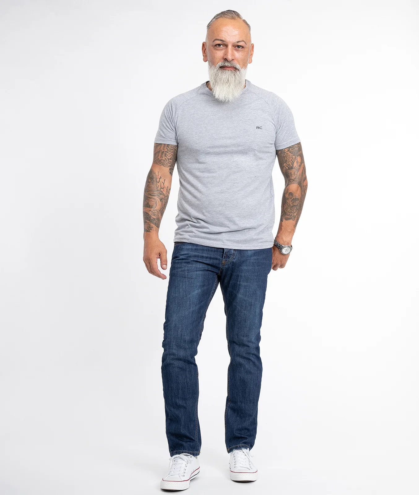 Lorenzo Loren Herren Jeans Regular Fit Blau LL-324 - Image 4