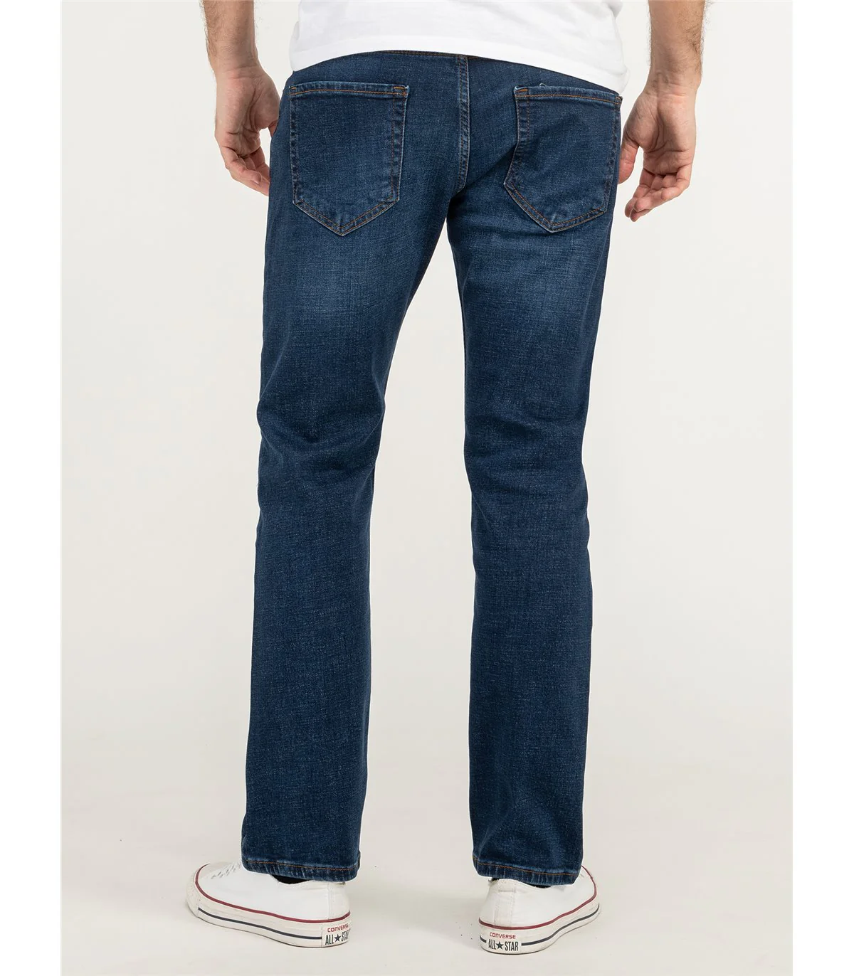 Lorenzo Loren Herren Jeans Regular Fit Blau LL-4008 - Image 3