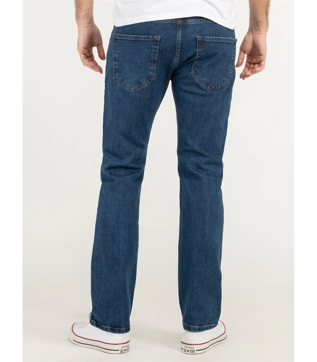 Lorenzo Loren Herren Jeans Regular Fit Blau LL-4009 - Image 3