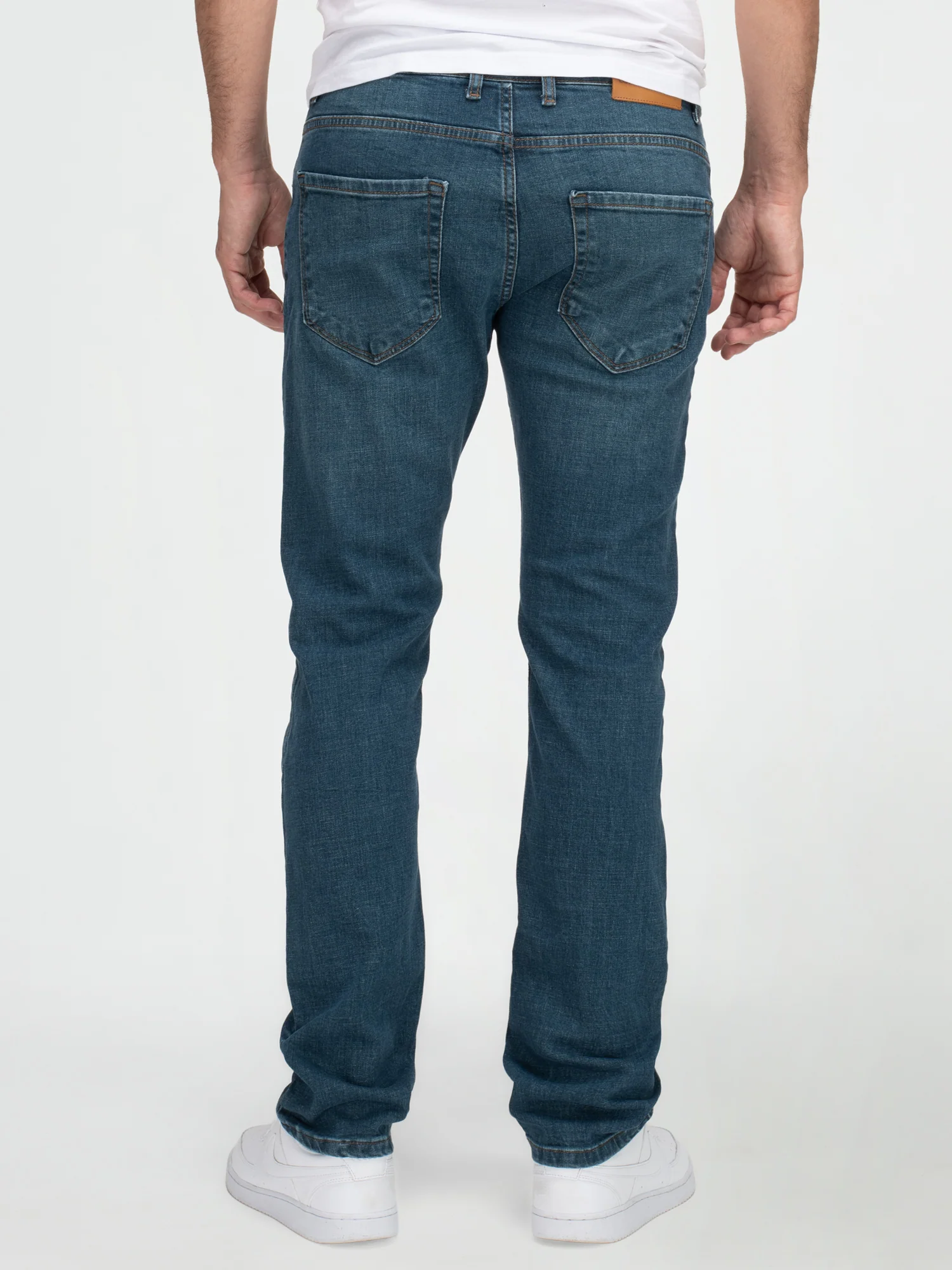 Lorenzo Loren Herren Jeans Regular Fit Blau LL-4016 - Image 3