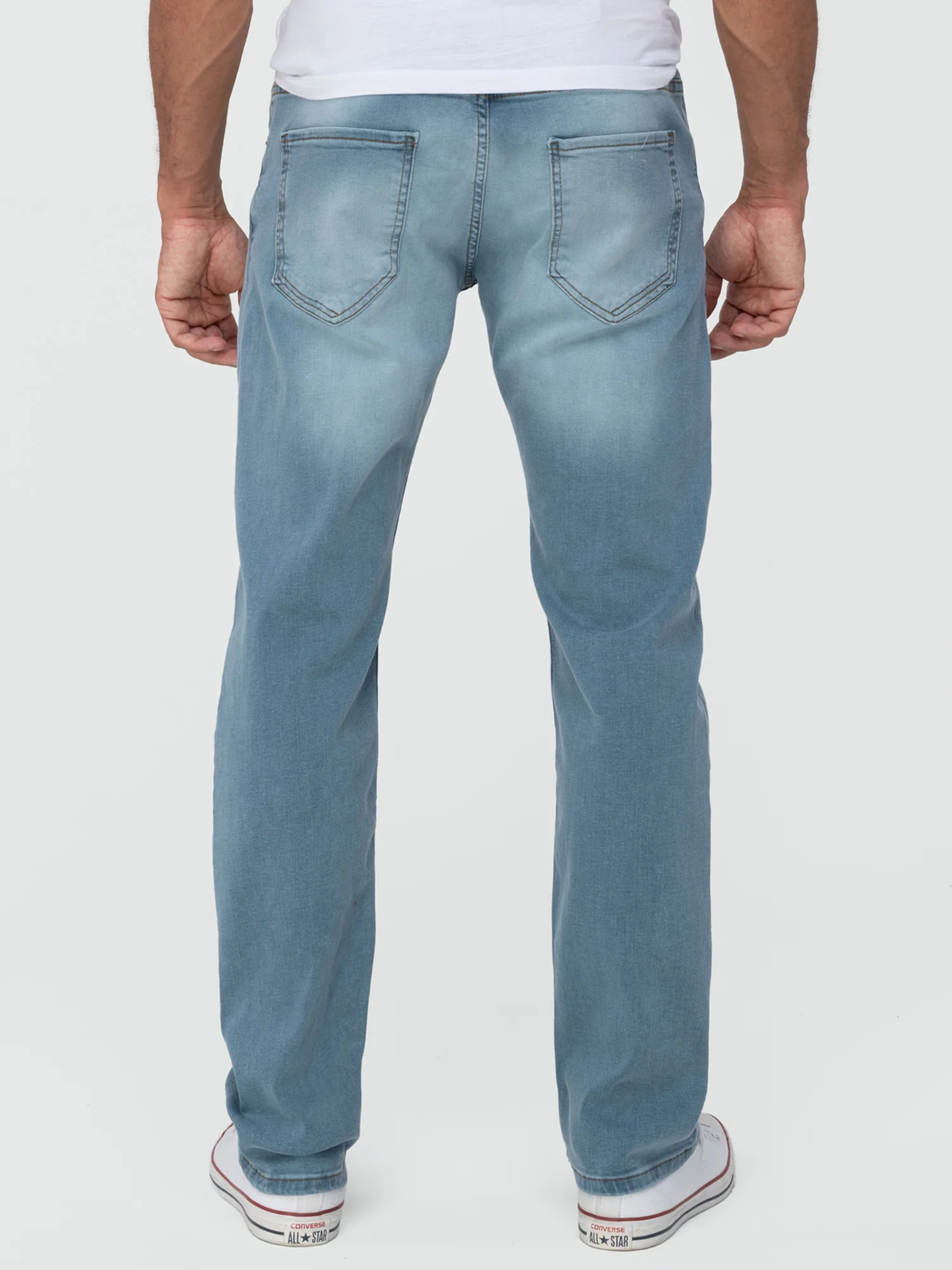 Lorenzo Loren Herren Jeans Regular Fit Blau LL-4017 - Image 3