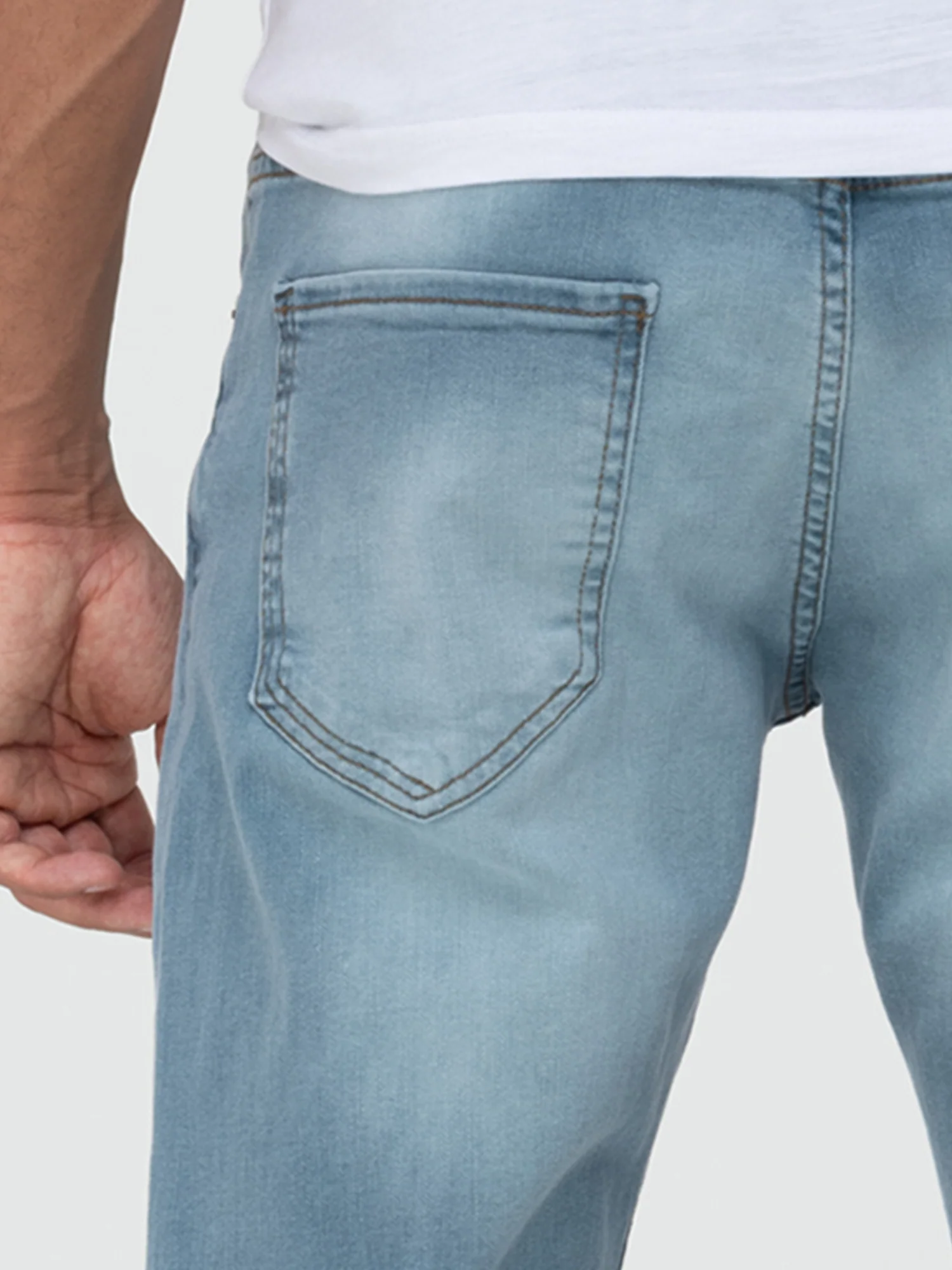 Lorenzo Loren Herren Jeans Regular Fit Blau LL-4017 - Image 6