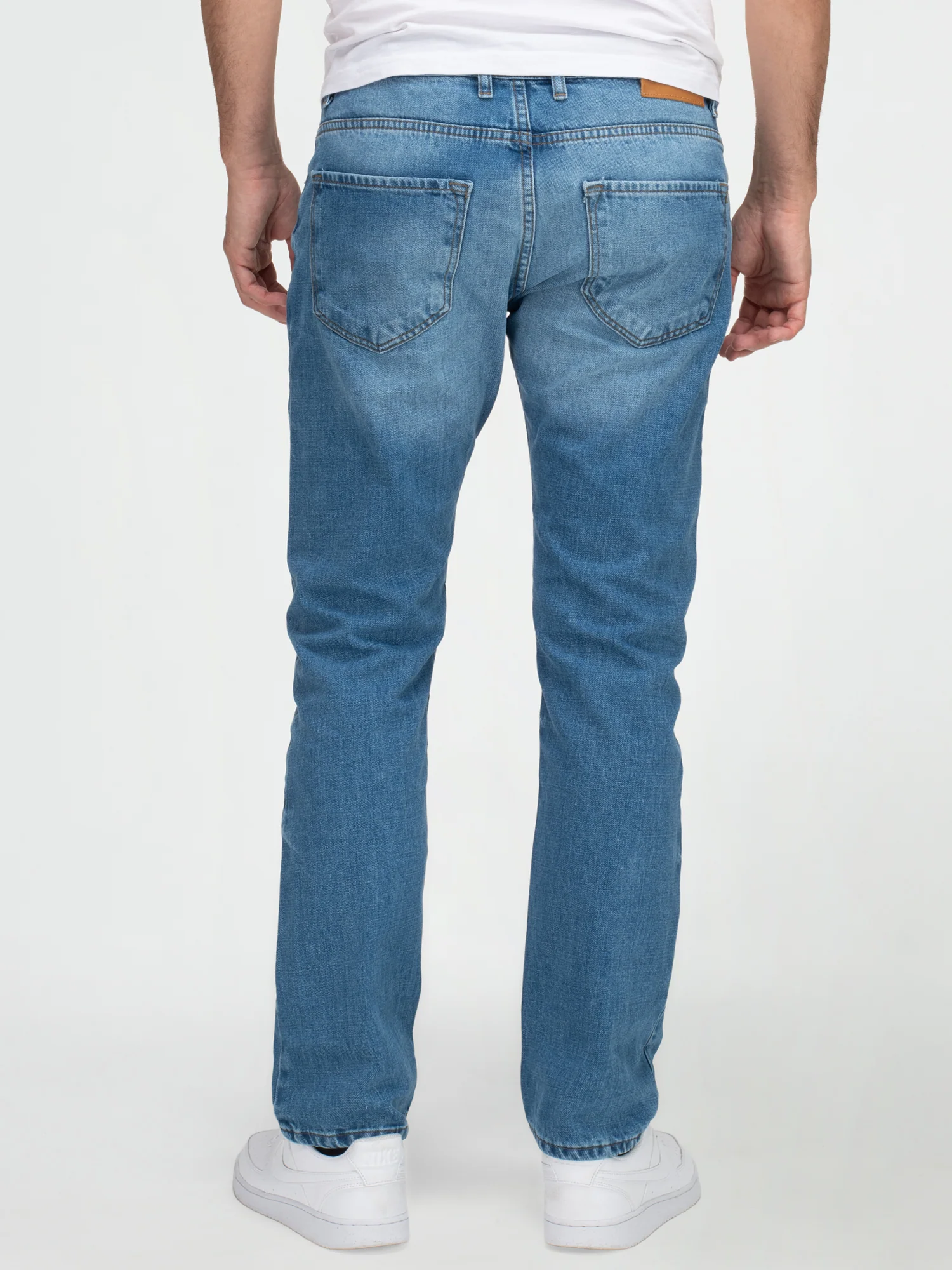 Lorenzo Loren Herren Jeans Regular Fit Hellblau LL-4011 - Image 3