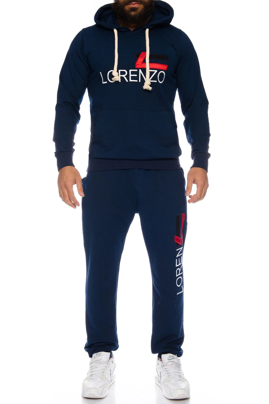 Lorenzo Loren Herren Trainingsanzug Kapuze LL-207 - Image 3