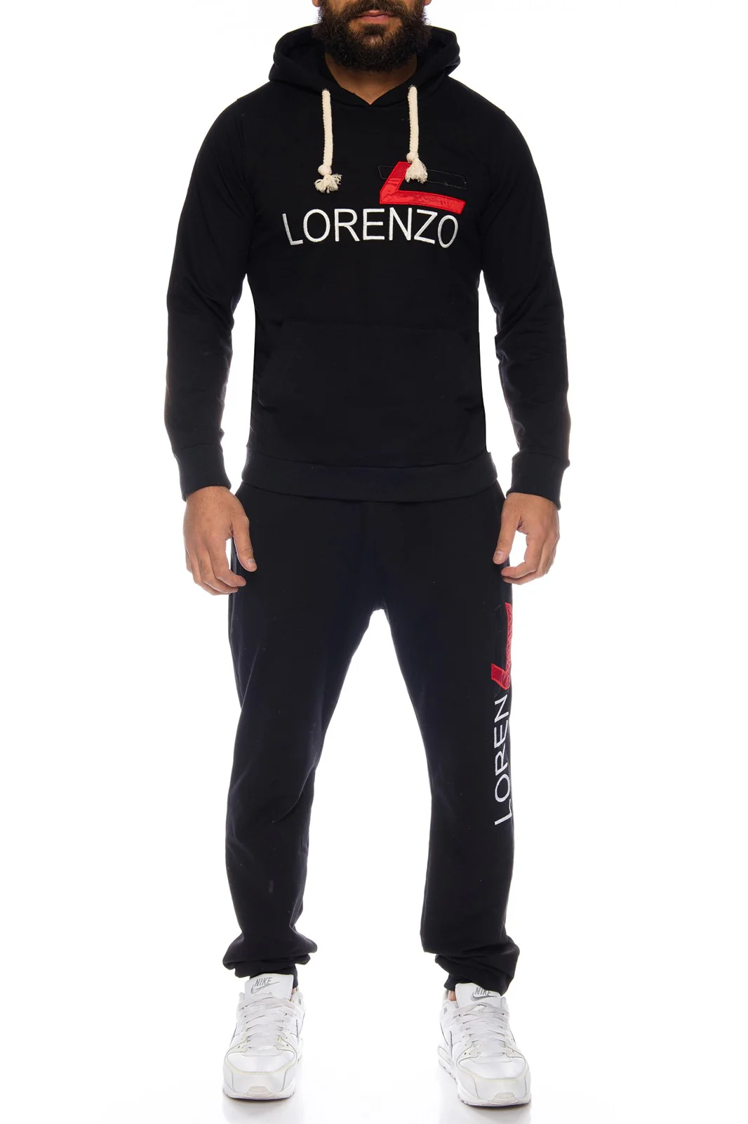 Lorenzo Loren Herren Trainingsanzug Kapuze LL-207 - Image 4