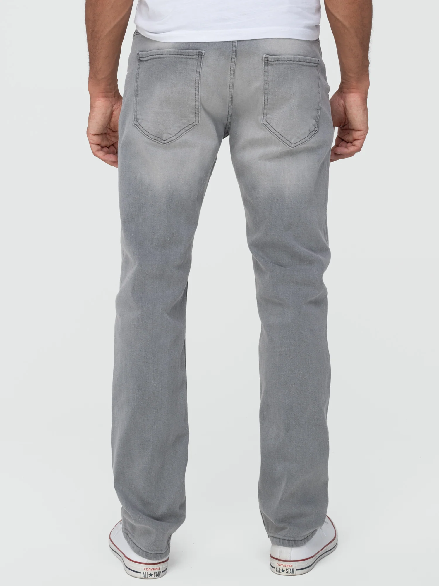 Lorenzo Loren Herren Jeans Regular Fit Grau LL-4019 - Image 3