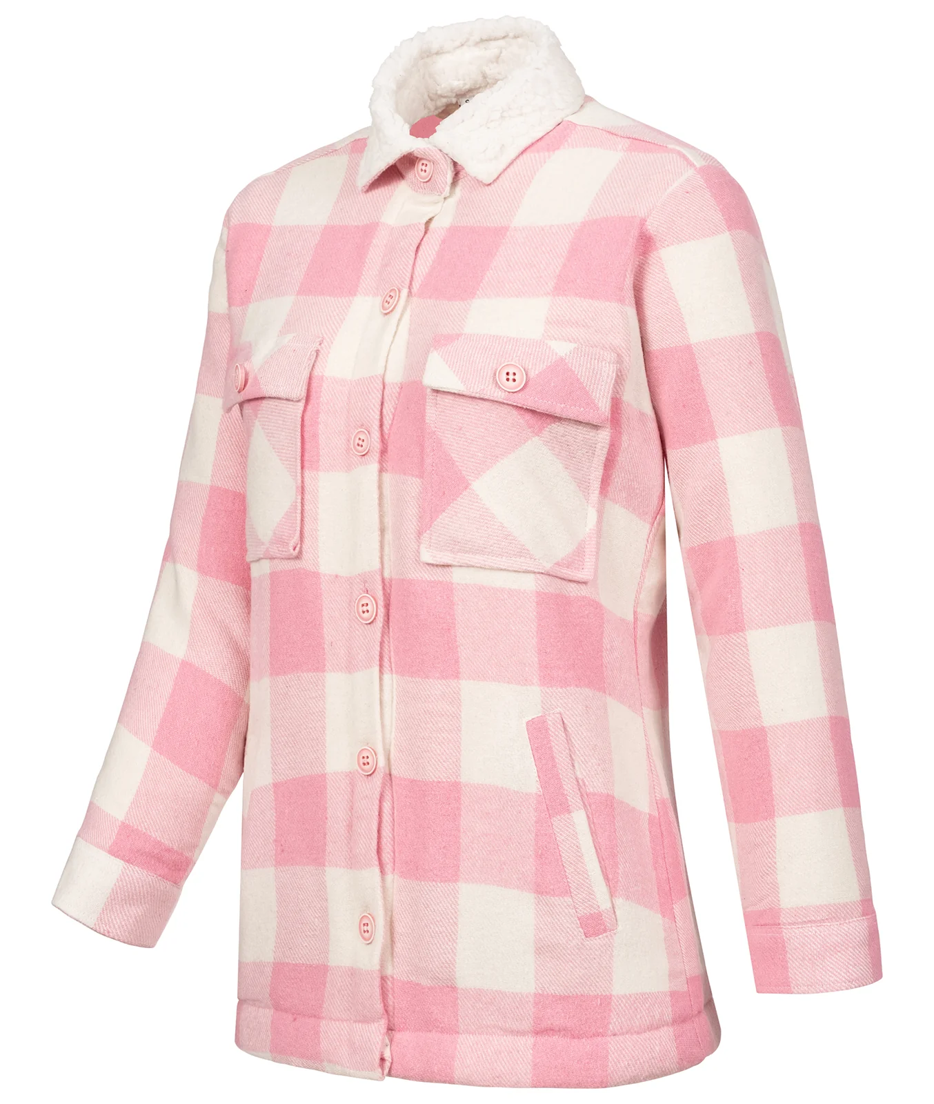 Rock Creek Damen Flanelljacke Teddyfellkragen D-469 - Image 14