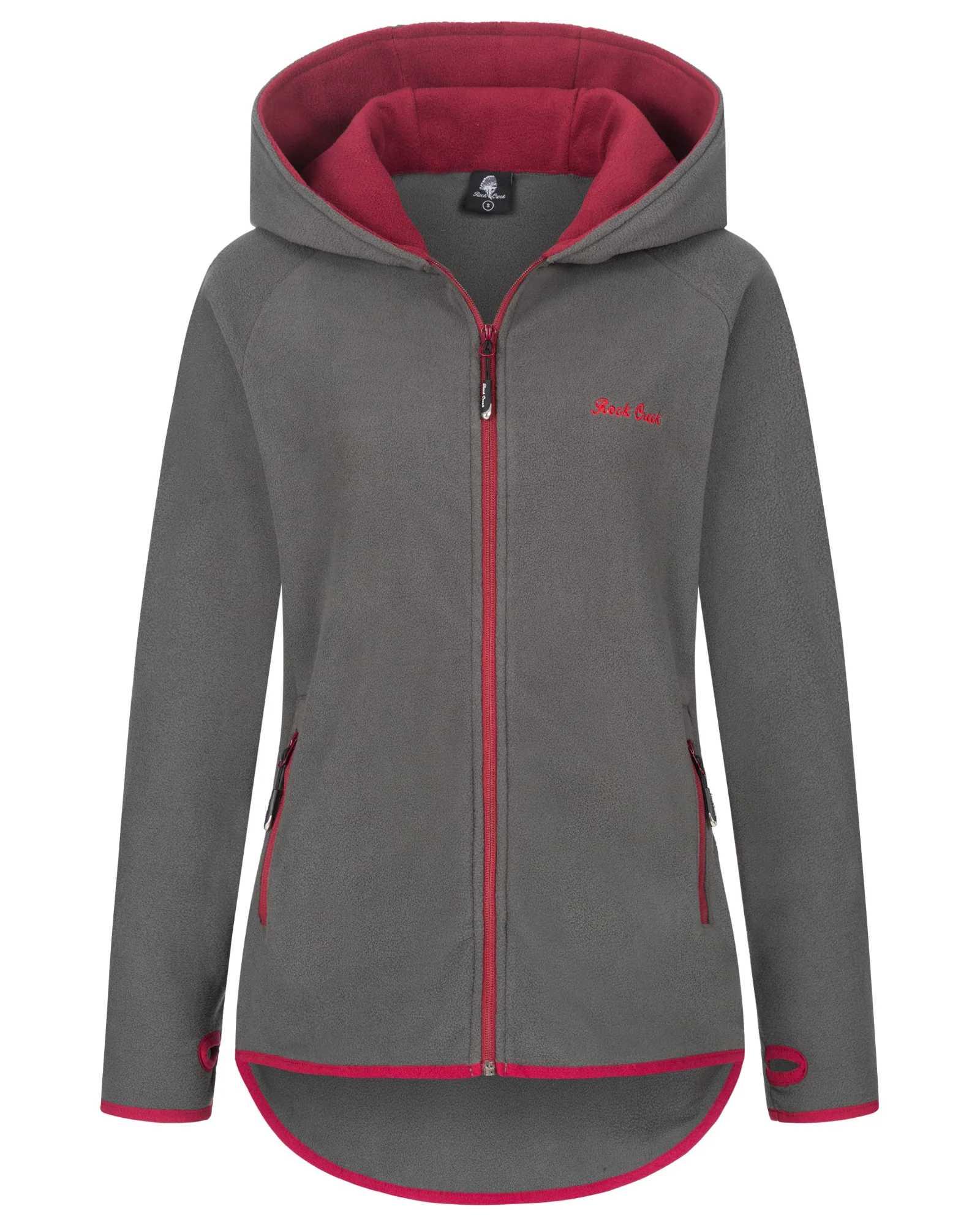 Rock Creek Damen Fleecejacke Lang D-502