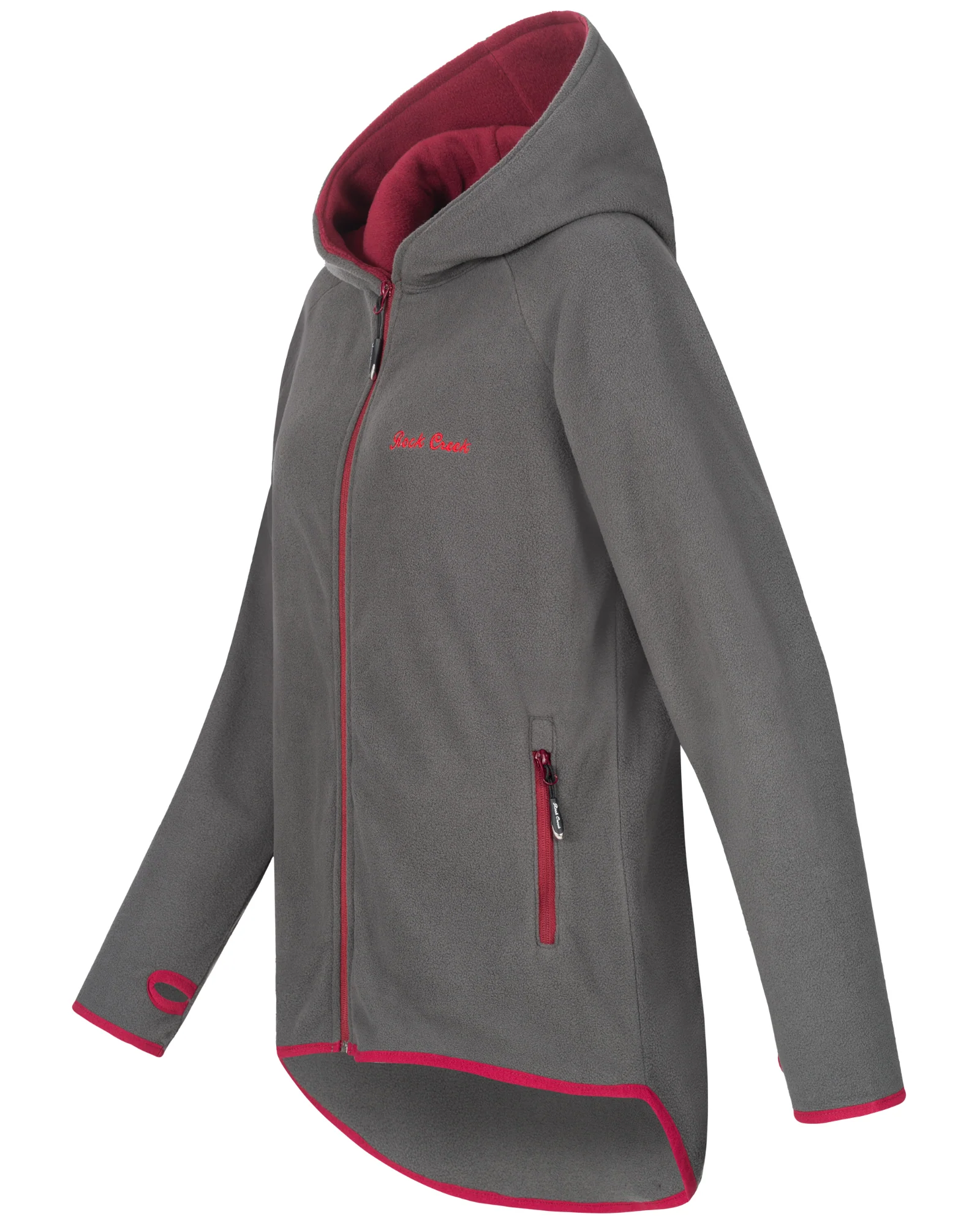 Rock Creek Damen Fleecejacke Lang D-502 - Image 2