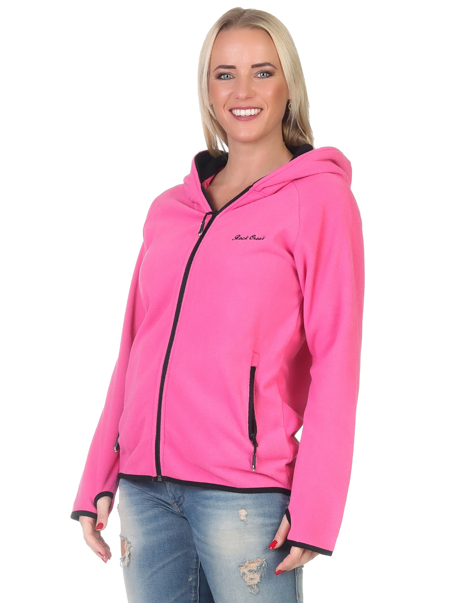 Rock Creek Damen Fleecejacke Lang D-502 - Image 33