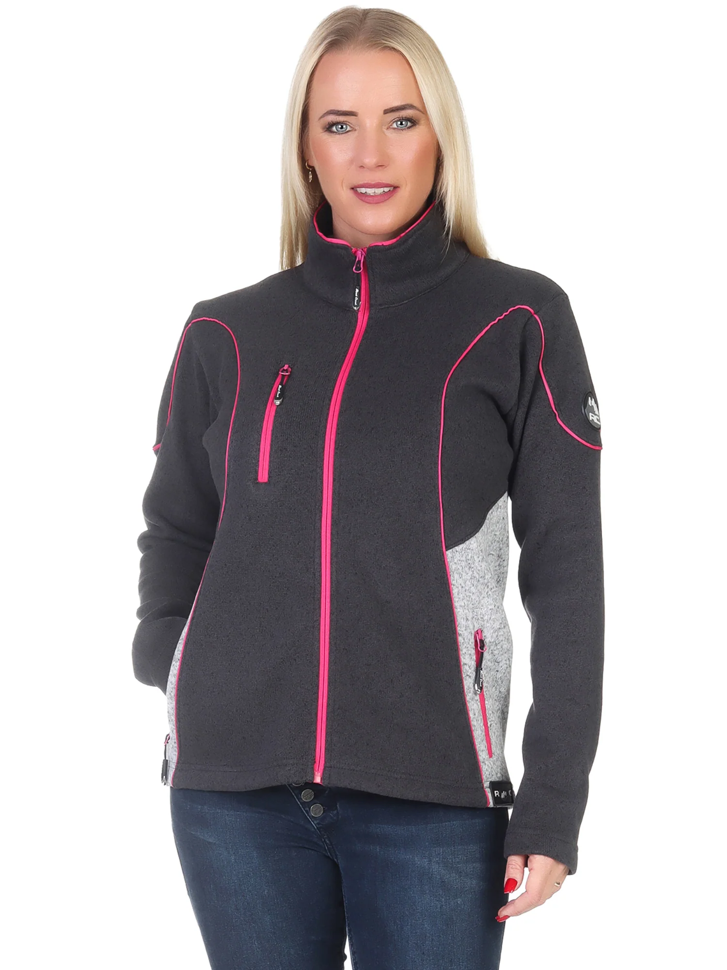 Rock Creek Damen Fleecejacke Melange Fleece D-499 - Image 11