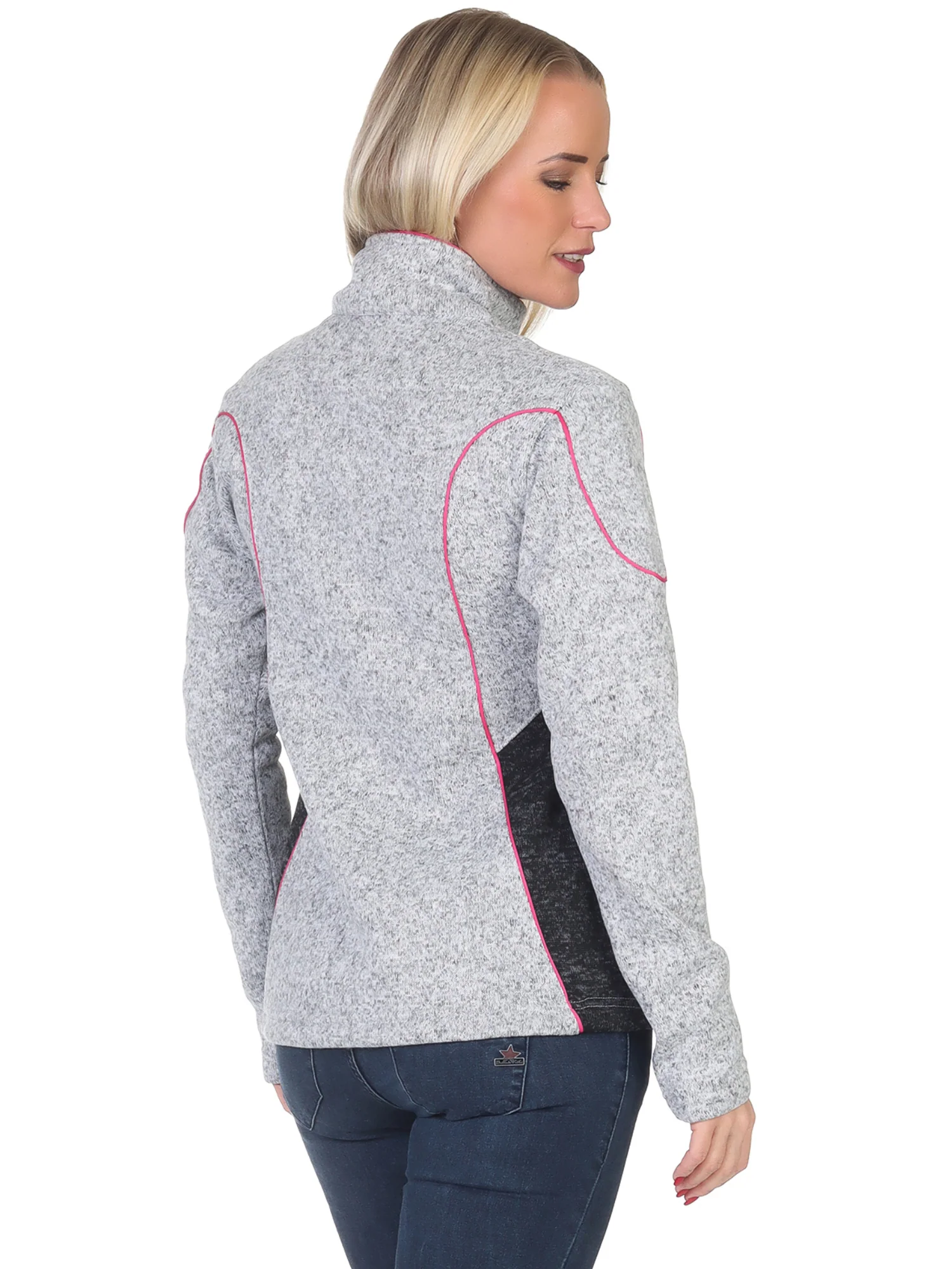 Rock Creek Damen Fleecejacke Melange Fleece D-499 - Image 18