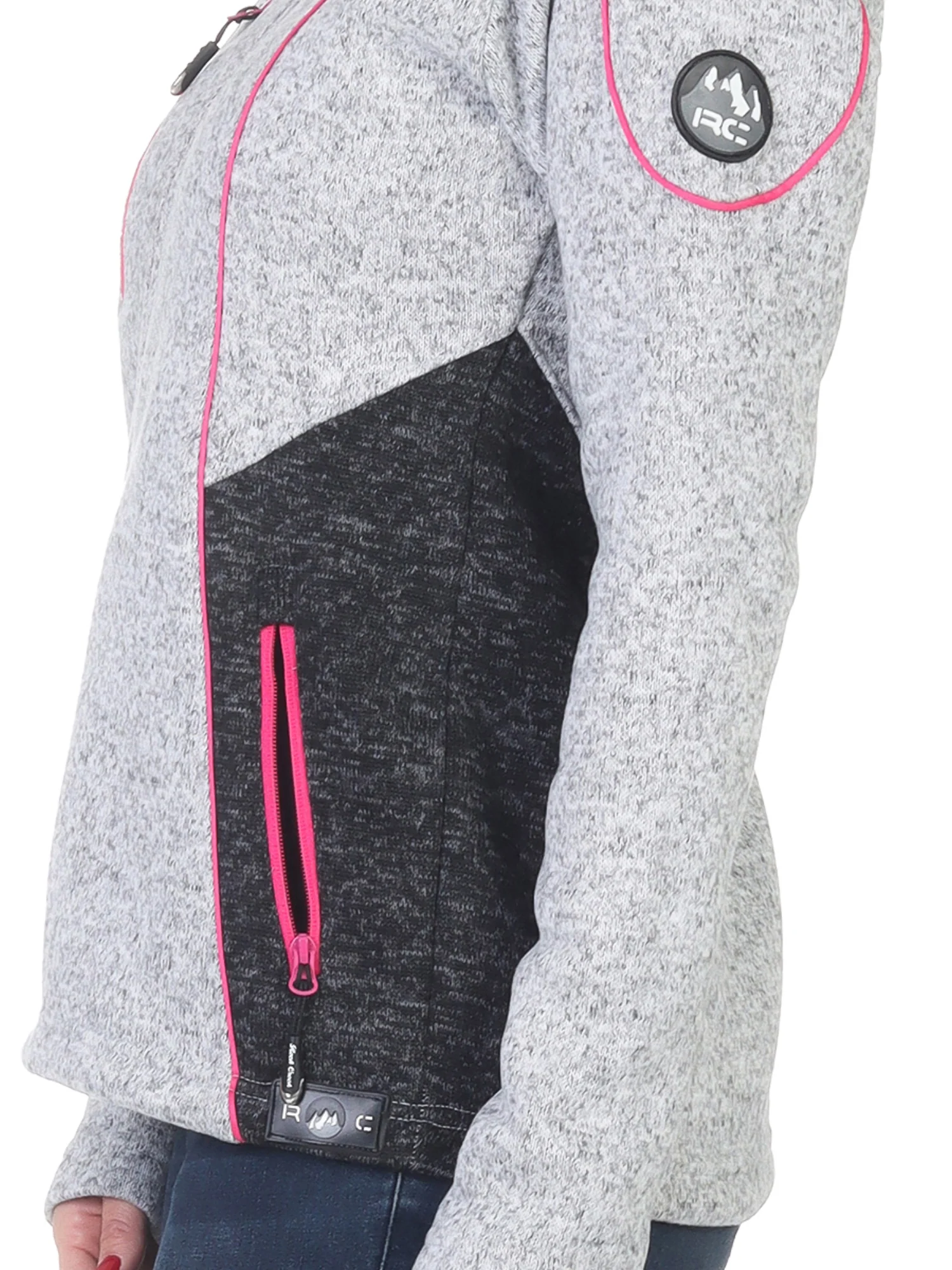 Rock Creek Damen Fleecejacke Melange Fleece D-499 - Image 19