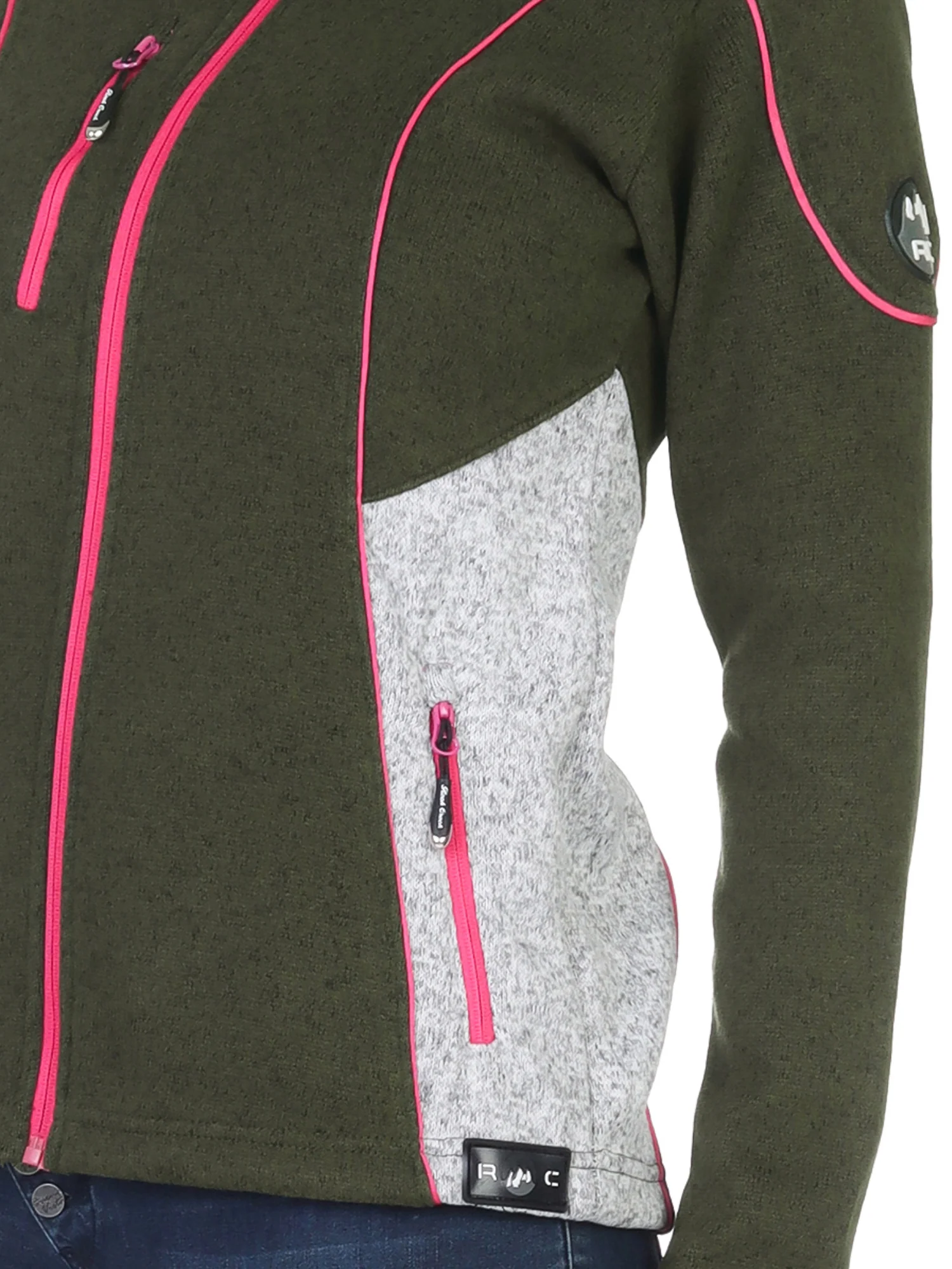 Rock Creek Damen Fleecejacke Melange Fleece D-499 - Image 25