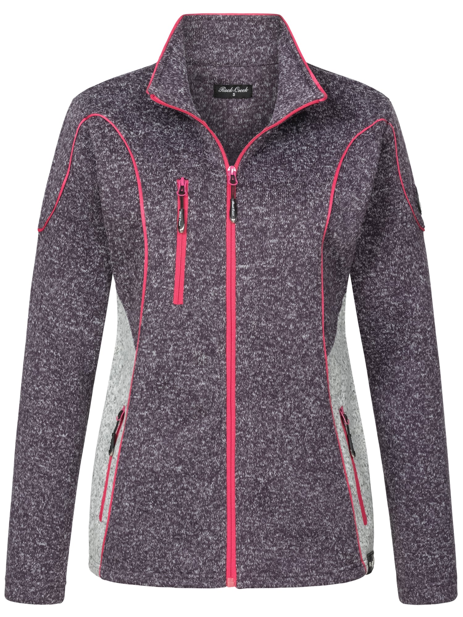 Rock Creek Damen Fleecejacke Melange Fleece D-499 - Image 26