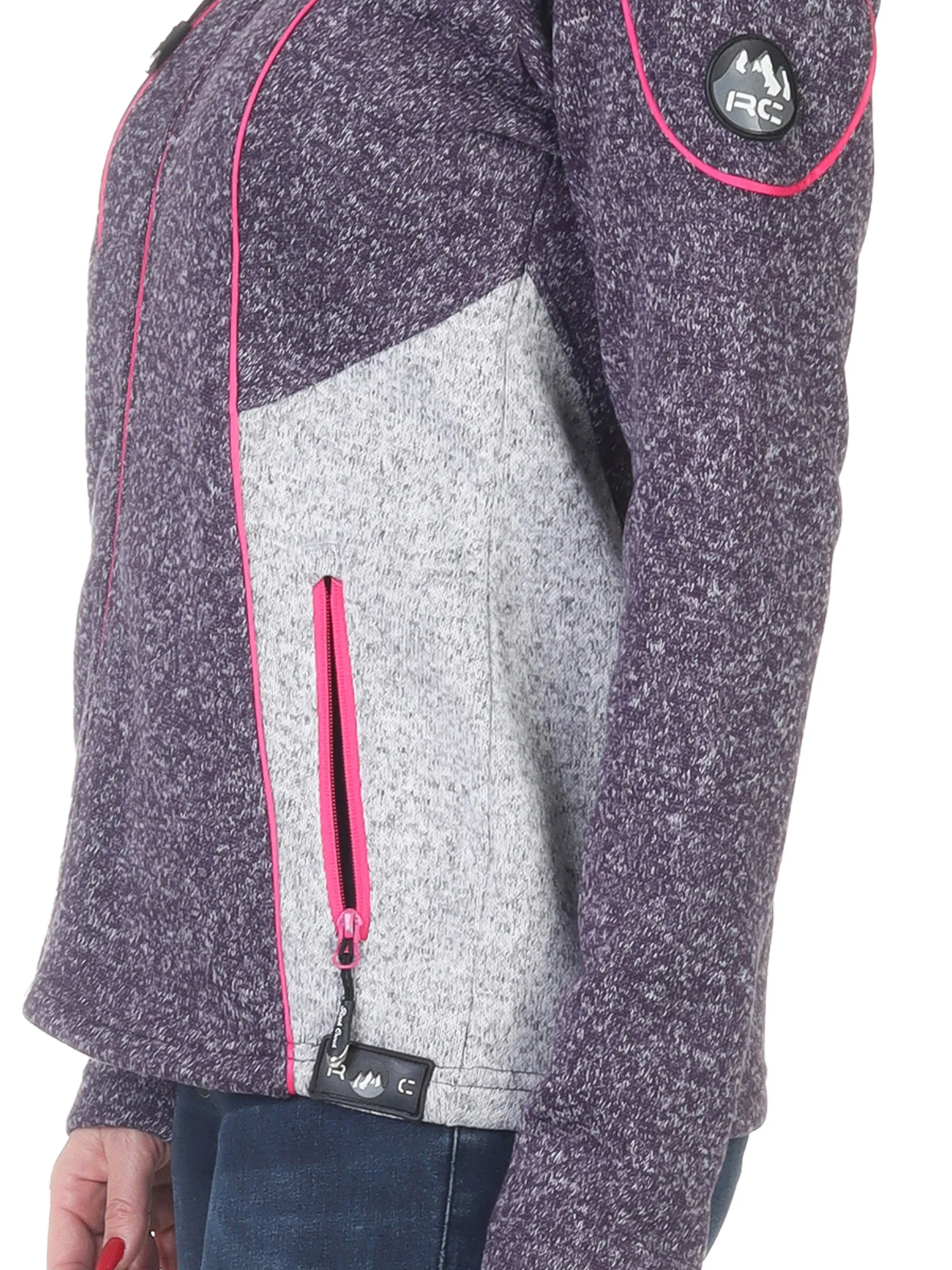 Rock Creek Damen Fleecejacke Melange Fleece D-499 - Image 31