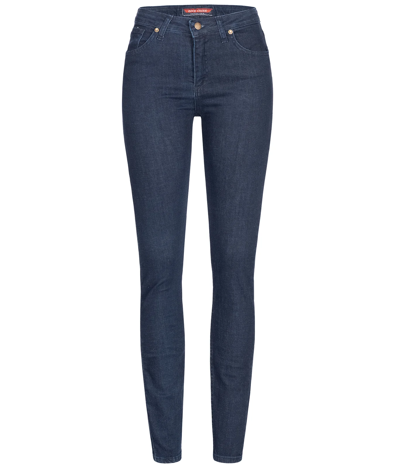 Rock Creek Damen Jeans Skinny Fit Dunkelblau D-400