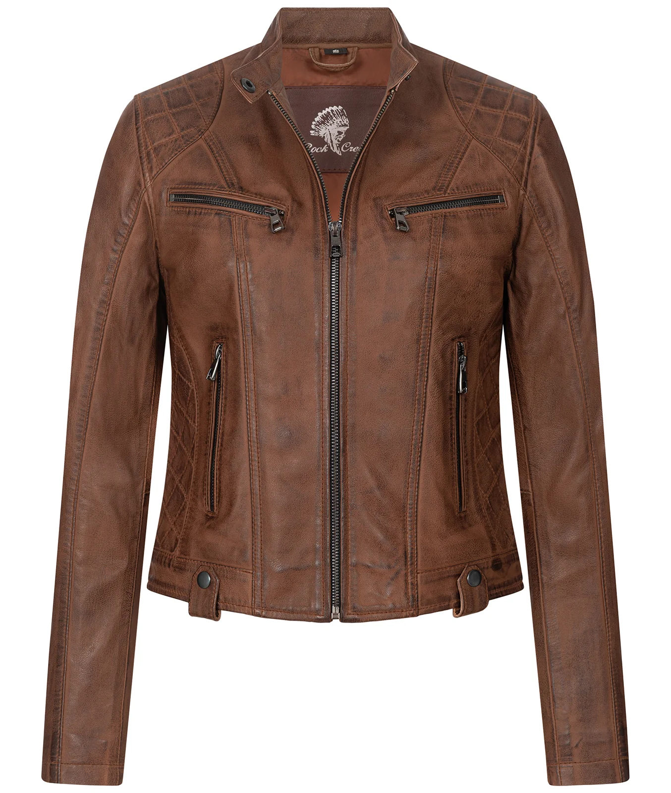 Rock Creek Damen Lederjacke D-481 - Image 2