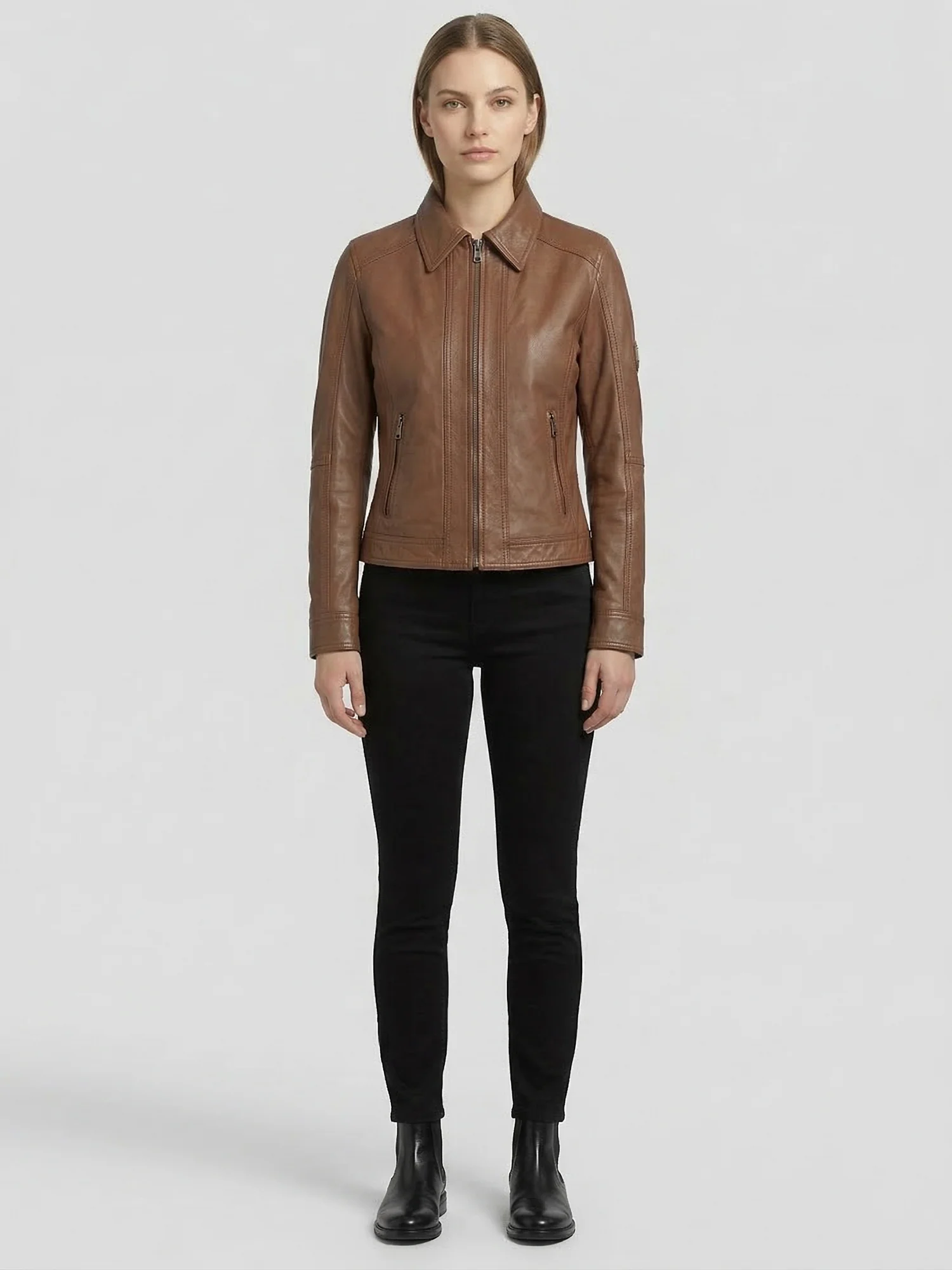 Rock Creek Damen Lederjacke D-487 - Image 19