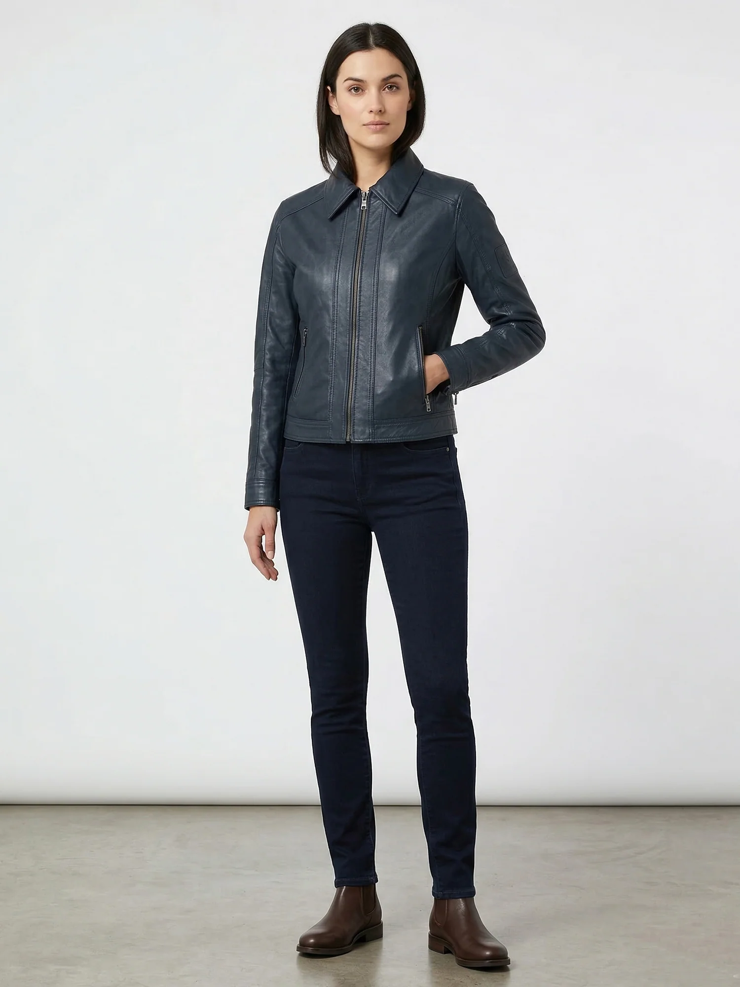 Rock Creek Damen Lederjacke D-487 - Image 26