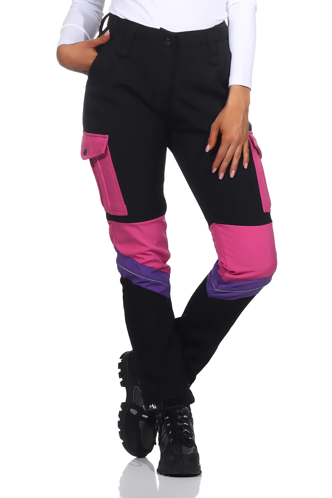 Rock Creek Damen Softshell Hose Outdoorhose D-483 - Image 16