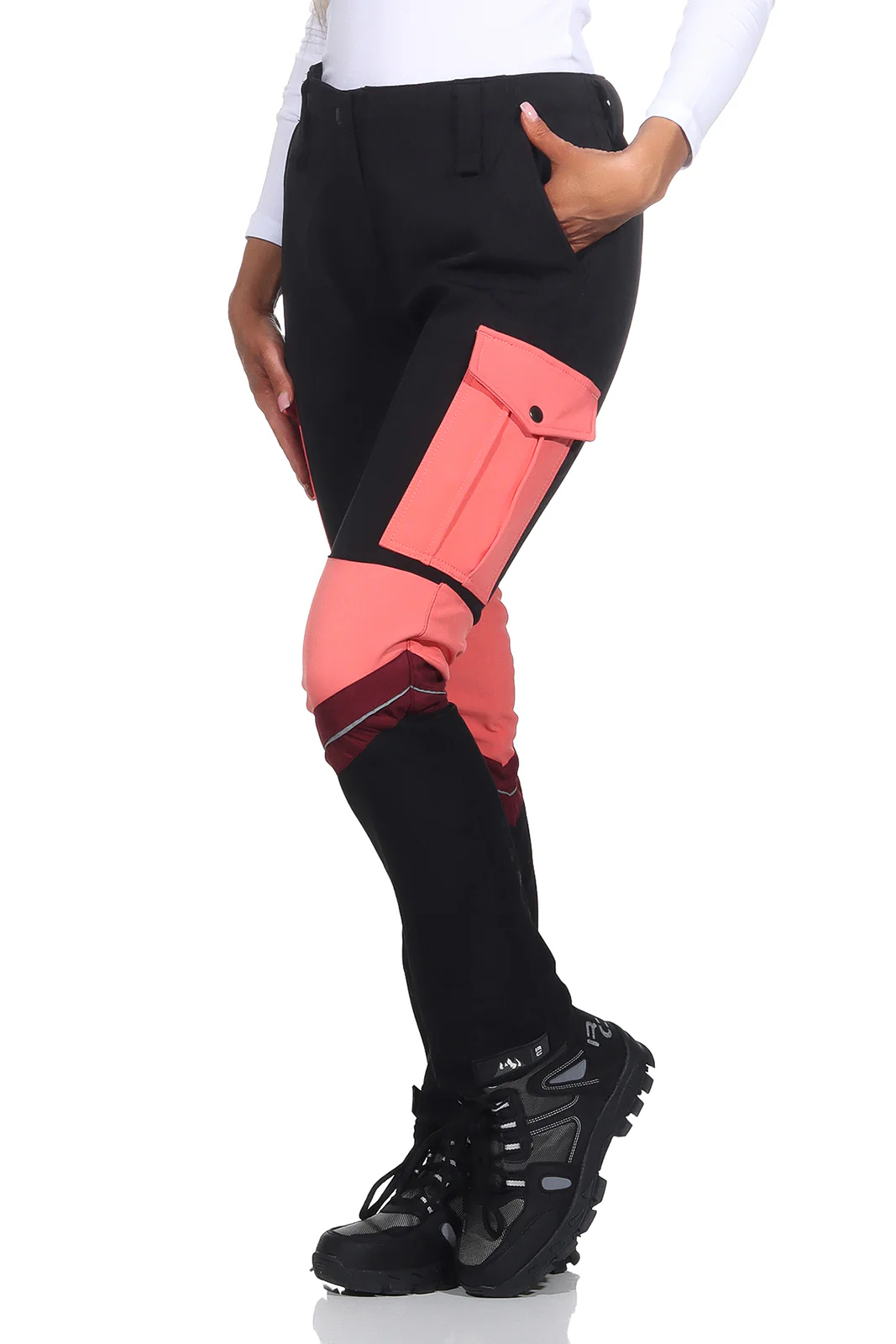 Rock Creek Damen Softshell Hose Outdoorhose D-483 - Image 2