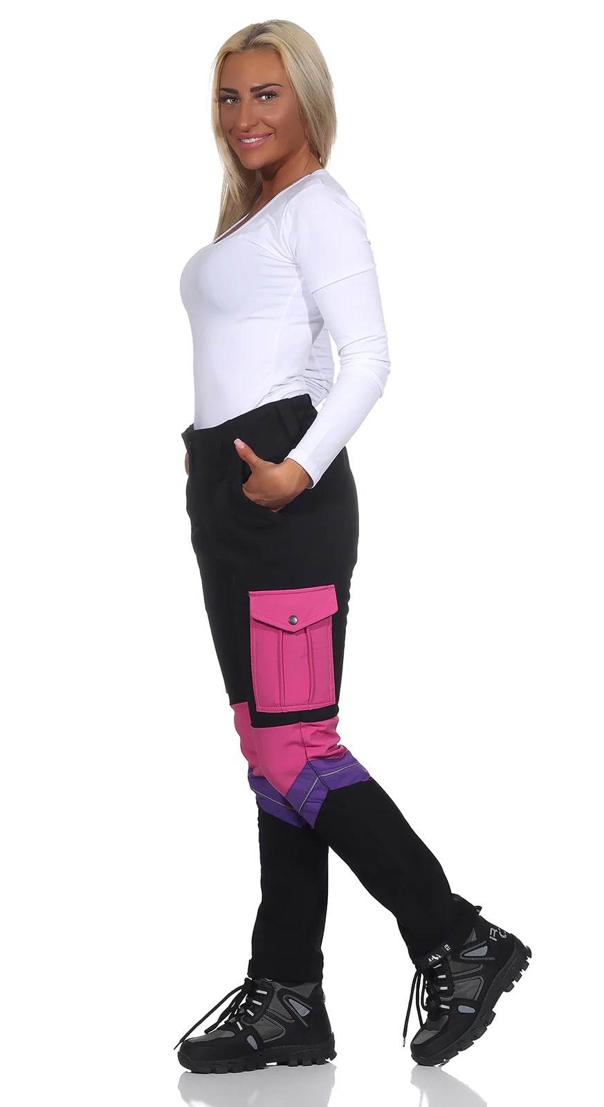 Rock Creek Damen Softshell Hose Outdoorhose D-483 - Image 21