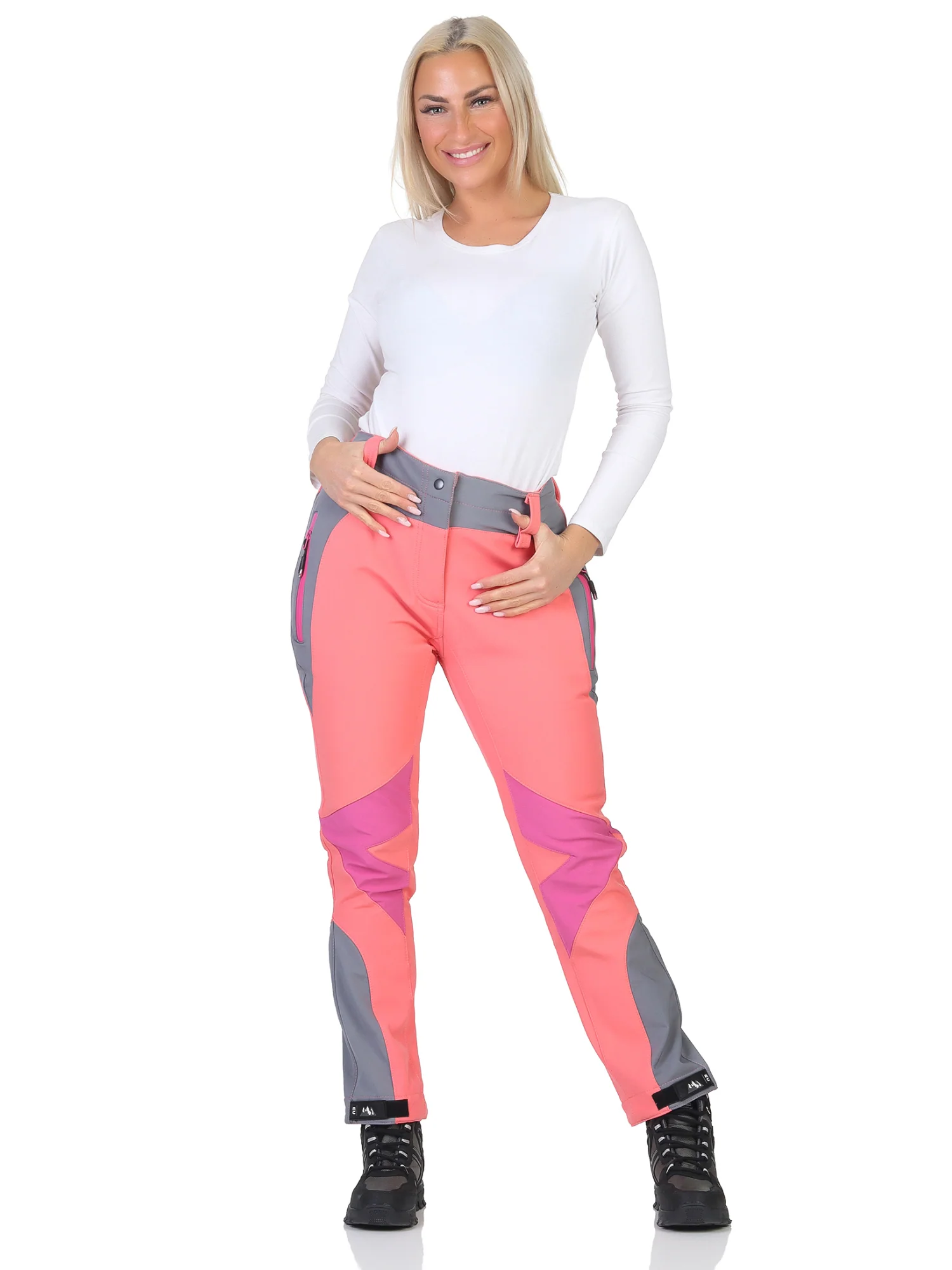 Rock Creek Damen Softshell Hose Outdoorhose D-484 - Image 10