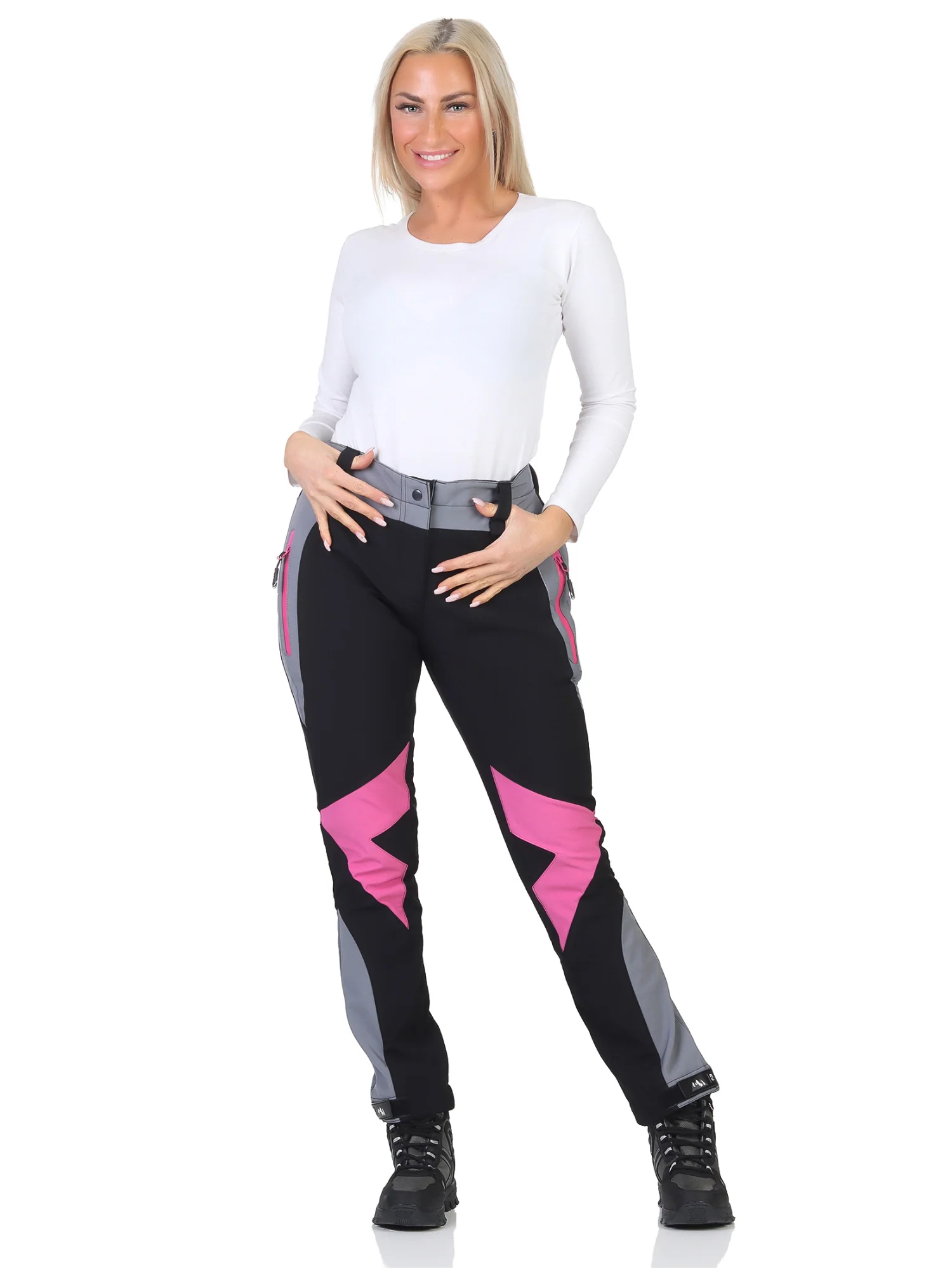 Rock Creek Damen Softshell Hose Outdoorhose D-484 - Image 28