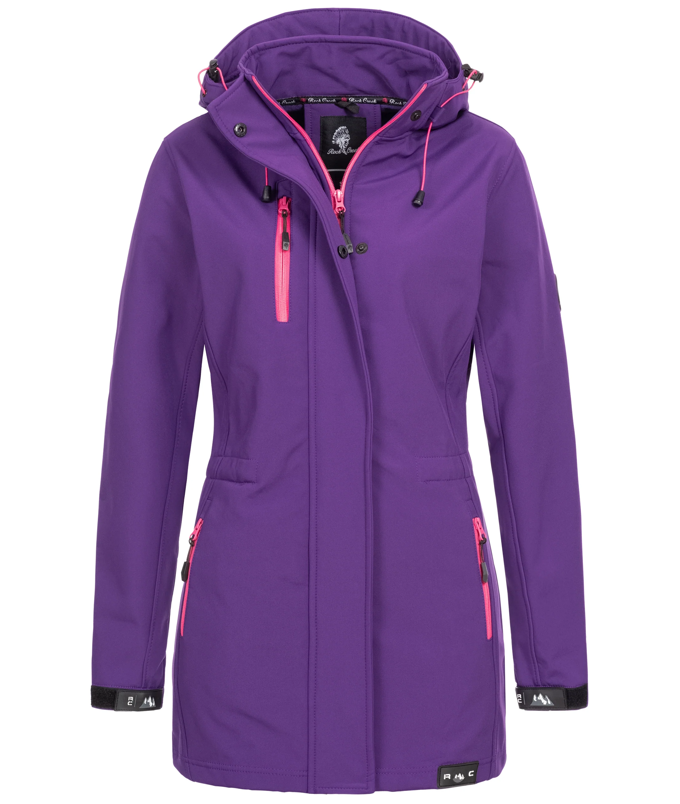 Rock Creek Damen Softshell Mantel Lang D-423