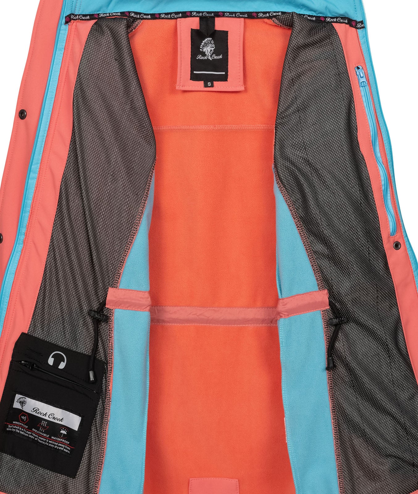 Rock Creek Damen Softshell Mantel Windbreaker D-491 - Image 20