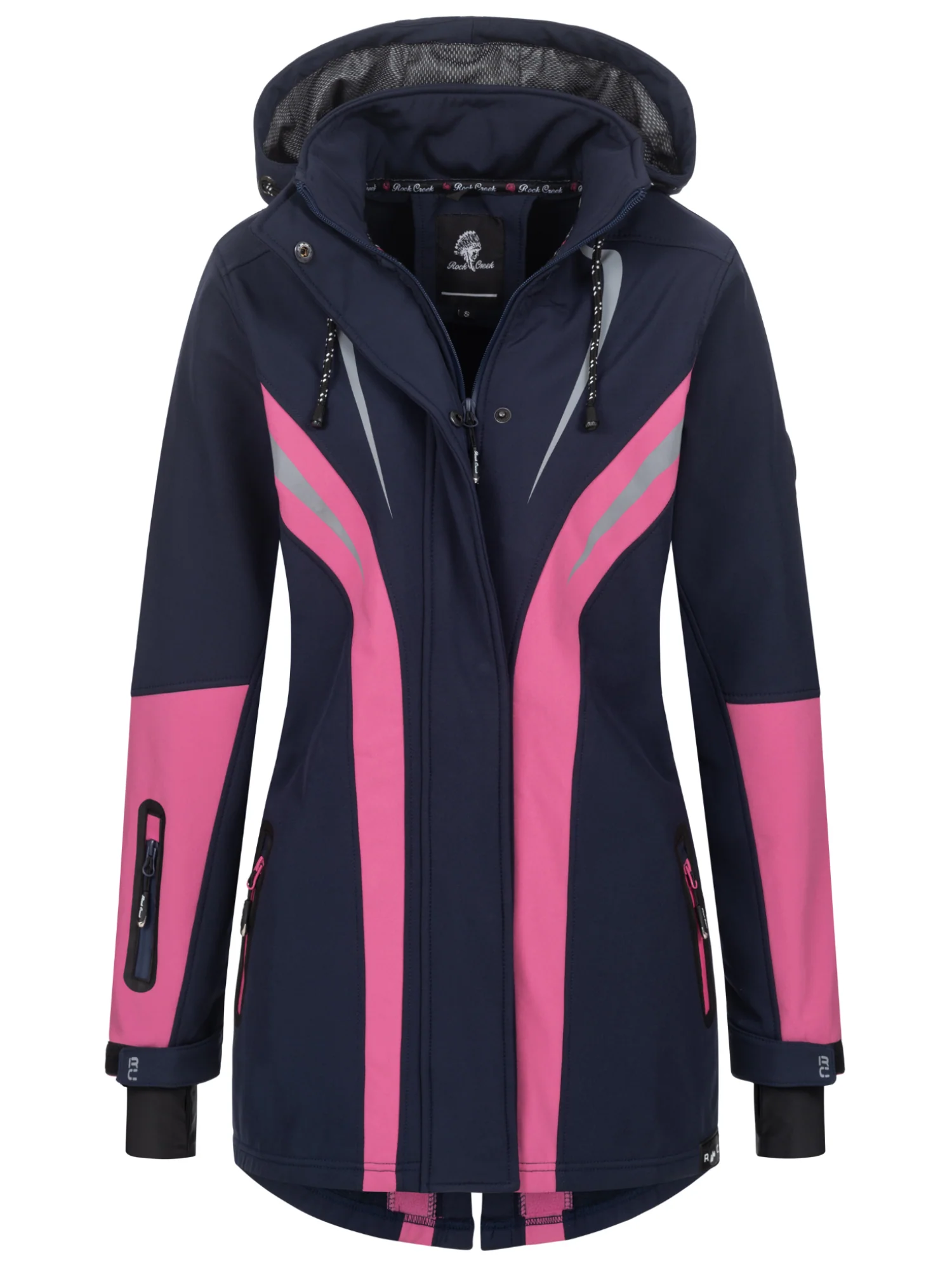 Rock Creek Damen Softshell Mantel Windbreaker D-492 - Image 24