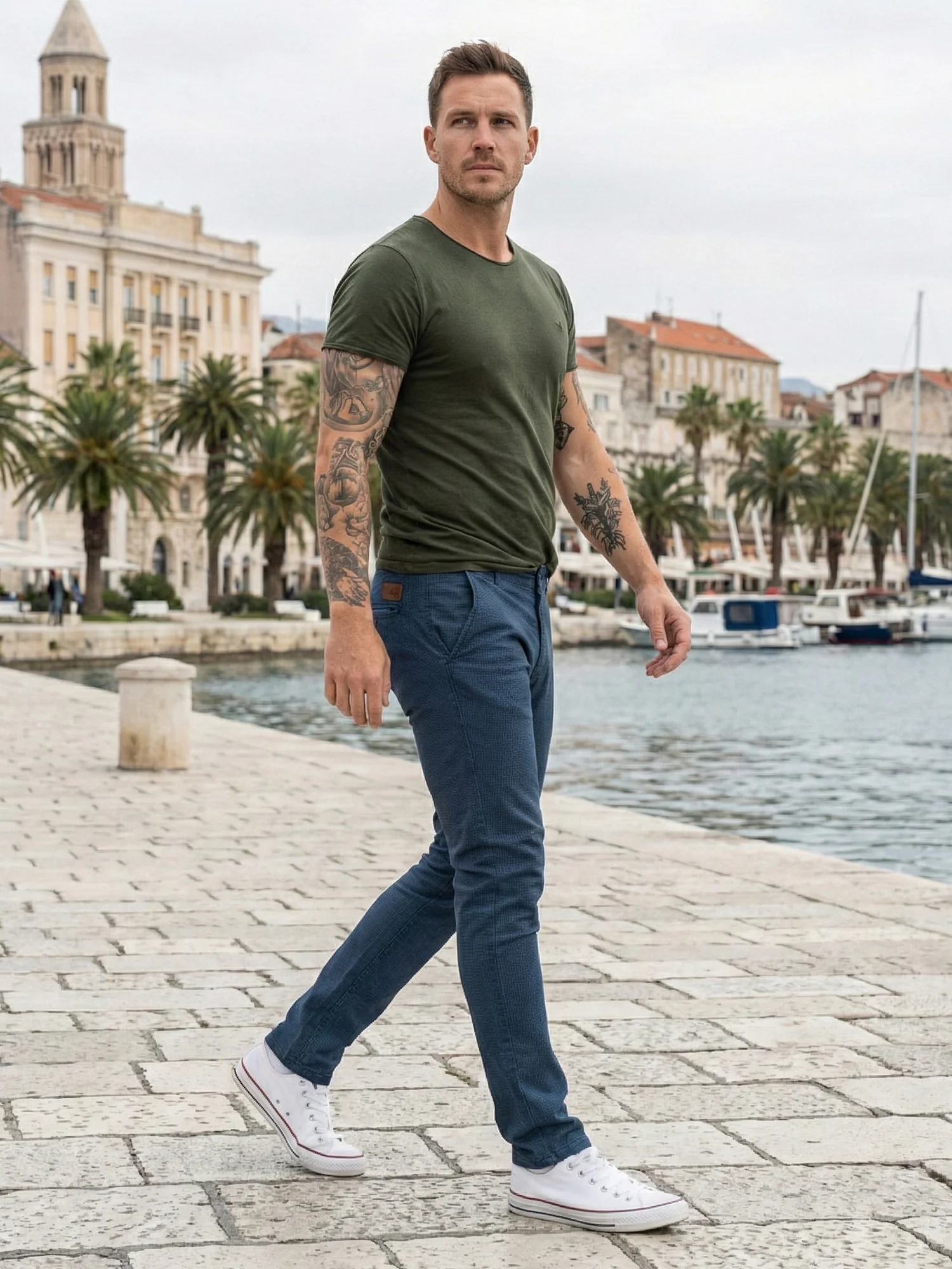 Rock Creek Herren Chino Hose Slim Fit RC-2154 - Image 21