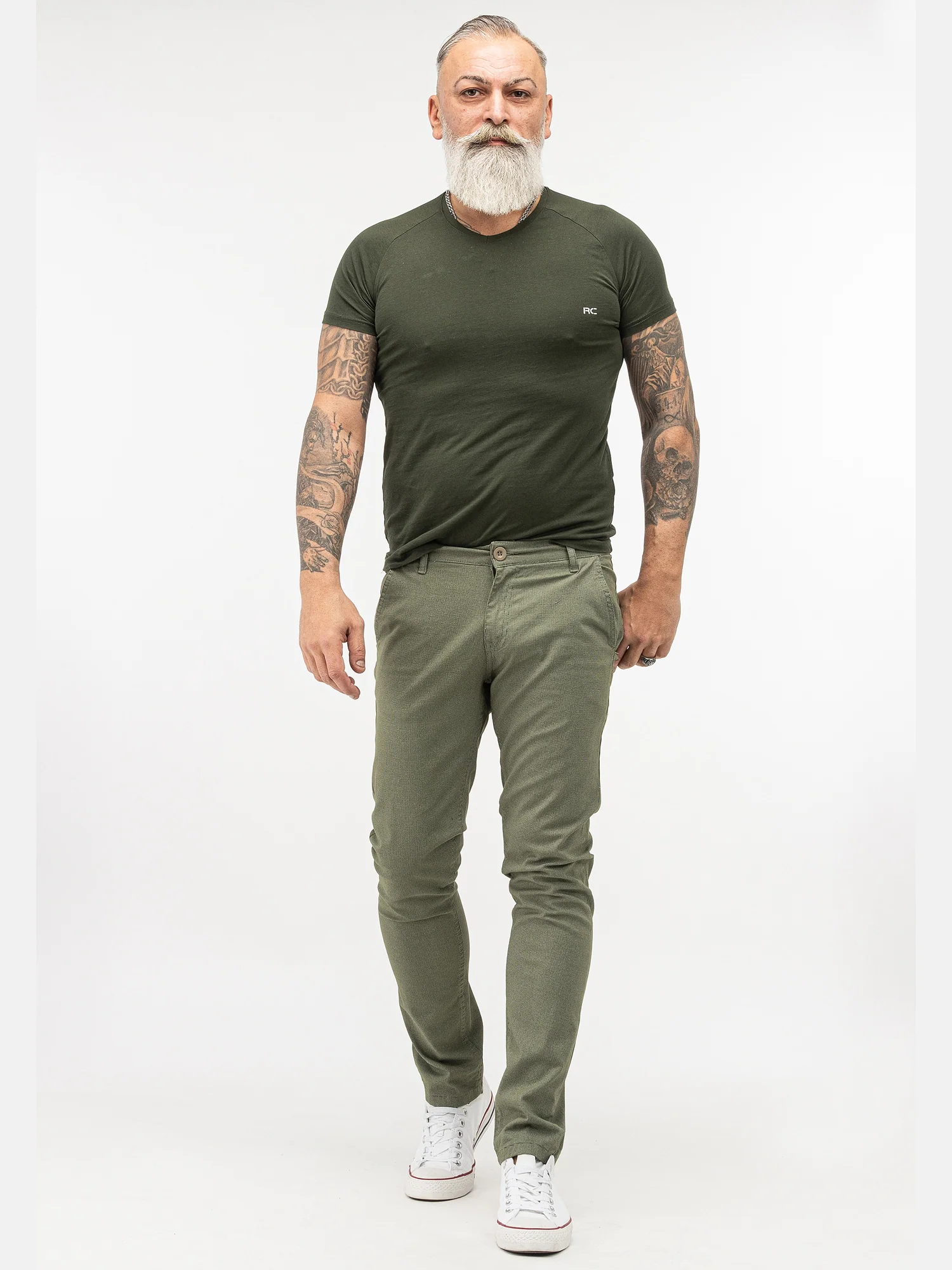 Rock Creek Herren Chino Hose Slim Fit RC-2154 - Image 28