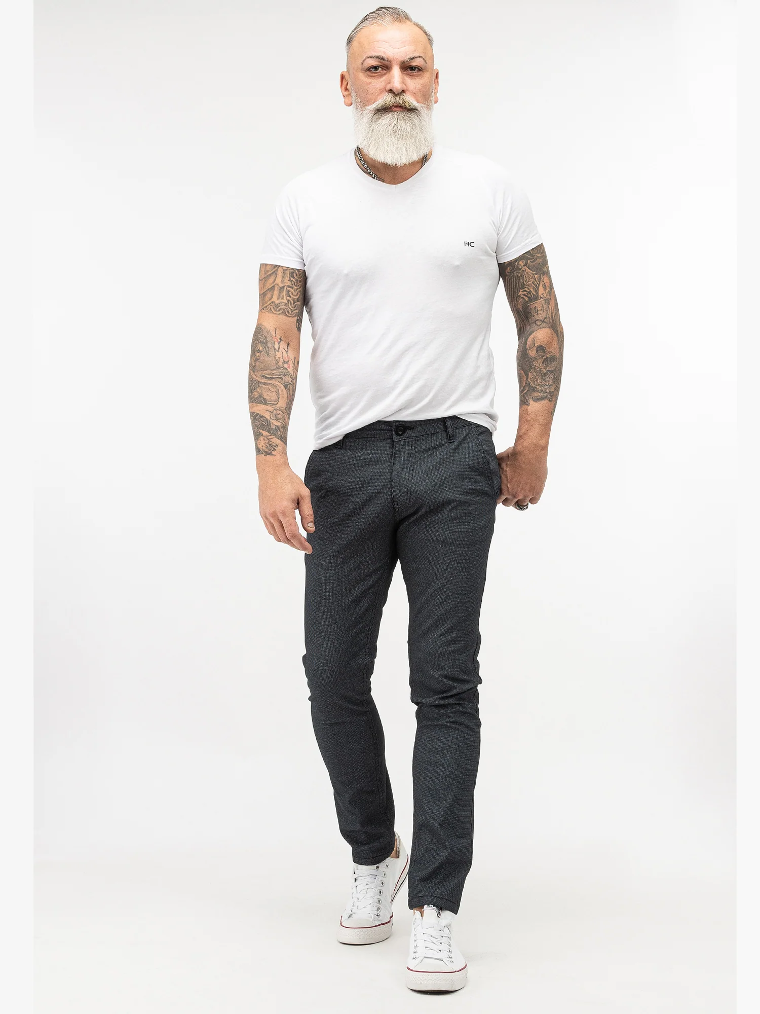 Rock Creek Herren Chino Hose Slim Fit RC-2154 - Image 34