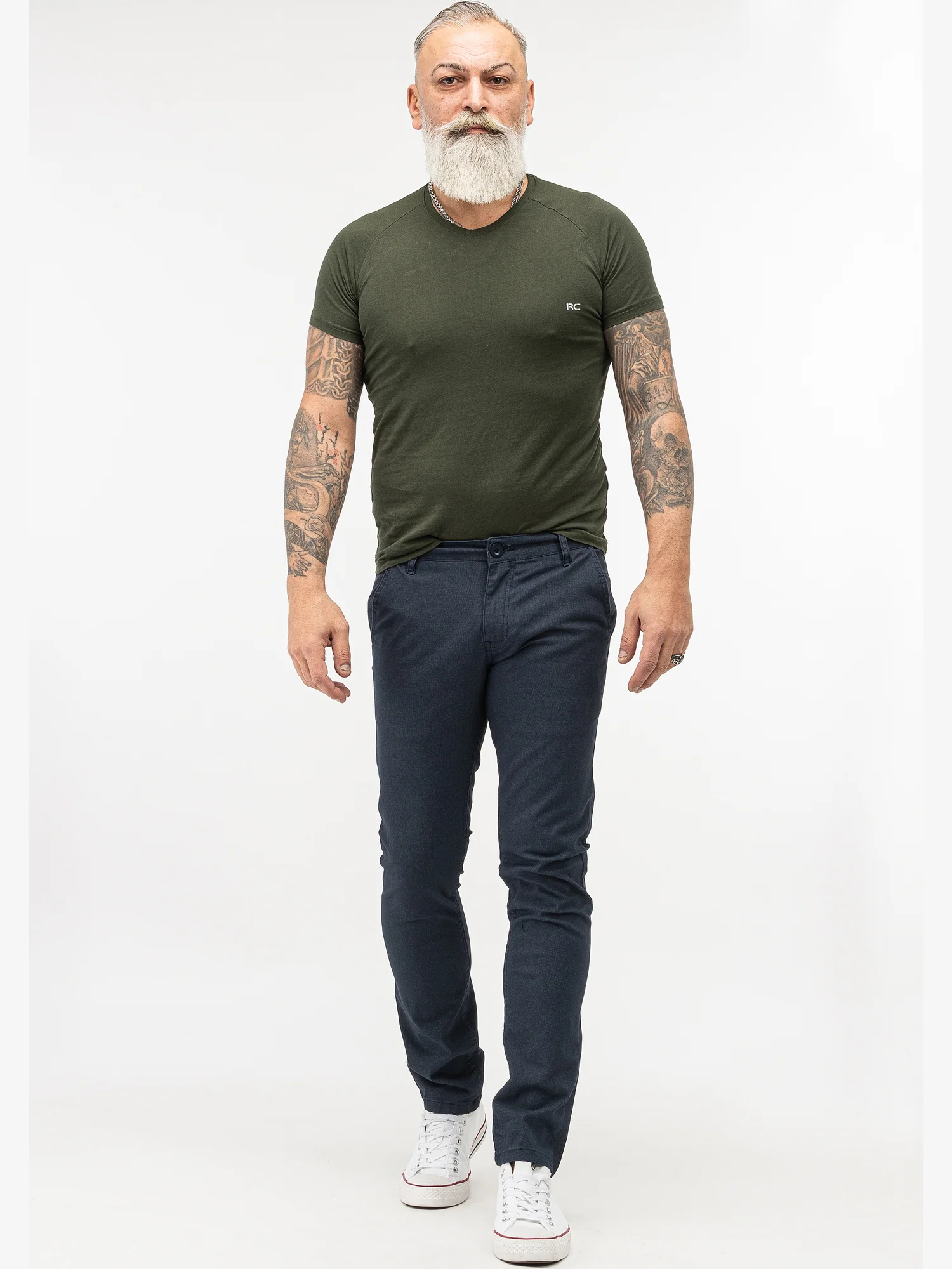 Rock Creek Herren Chino Hose Slim Fit RC-2154 - Image 40
