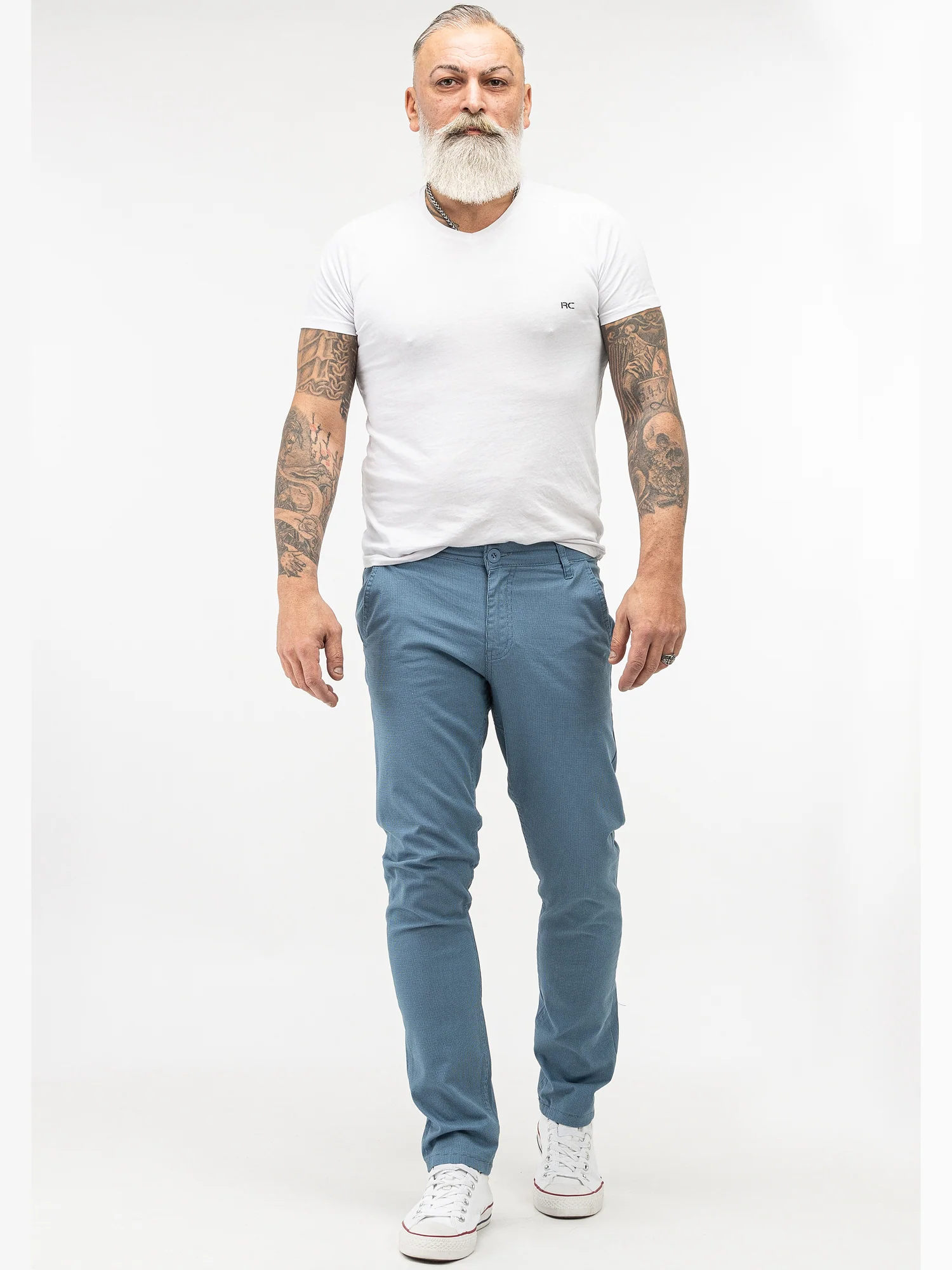 Rock Creek Herren Chino Hose Slim Fit RC-2154 - Image 46