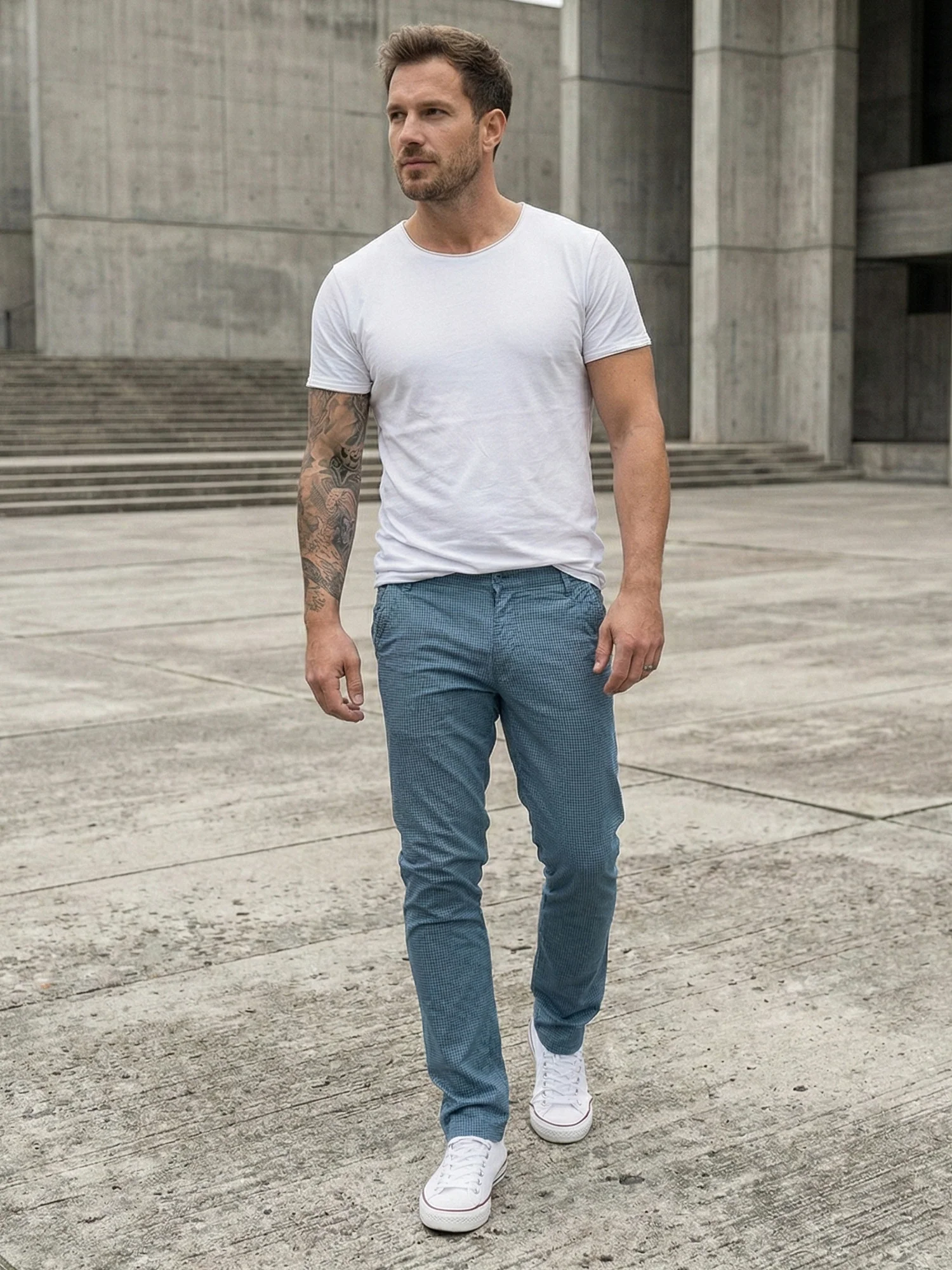 Rock Creek Herren Chino Hose Slim Fit RC-2154 - Image 49