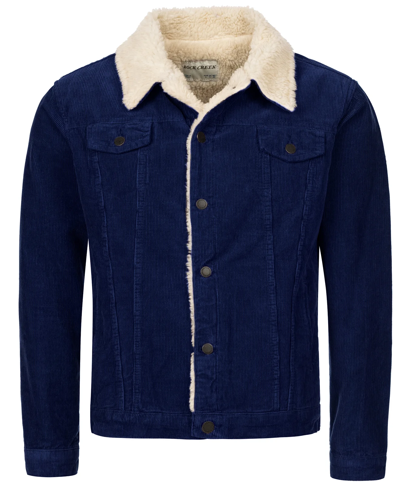Rock Creek Herren Cordjacke mit Teddyfellkragen H-211 - Image 14