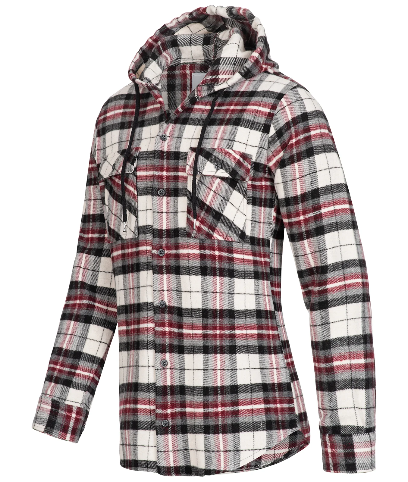 Rock Creek Herren Flanellhemd mit Kapuze H-257 - Image 11