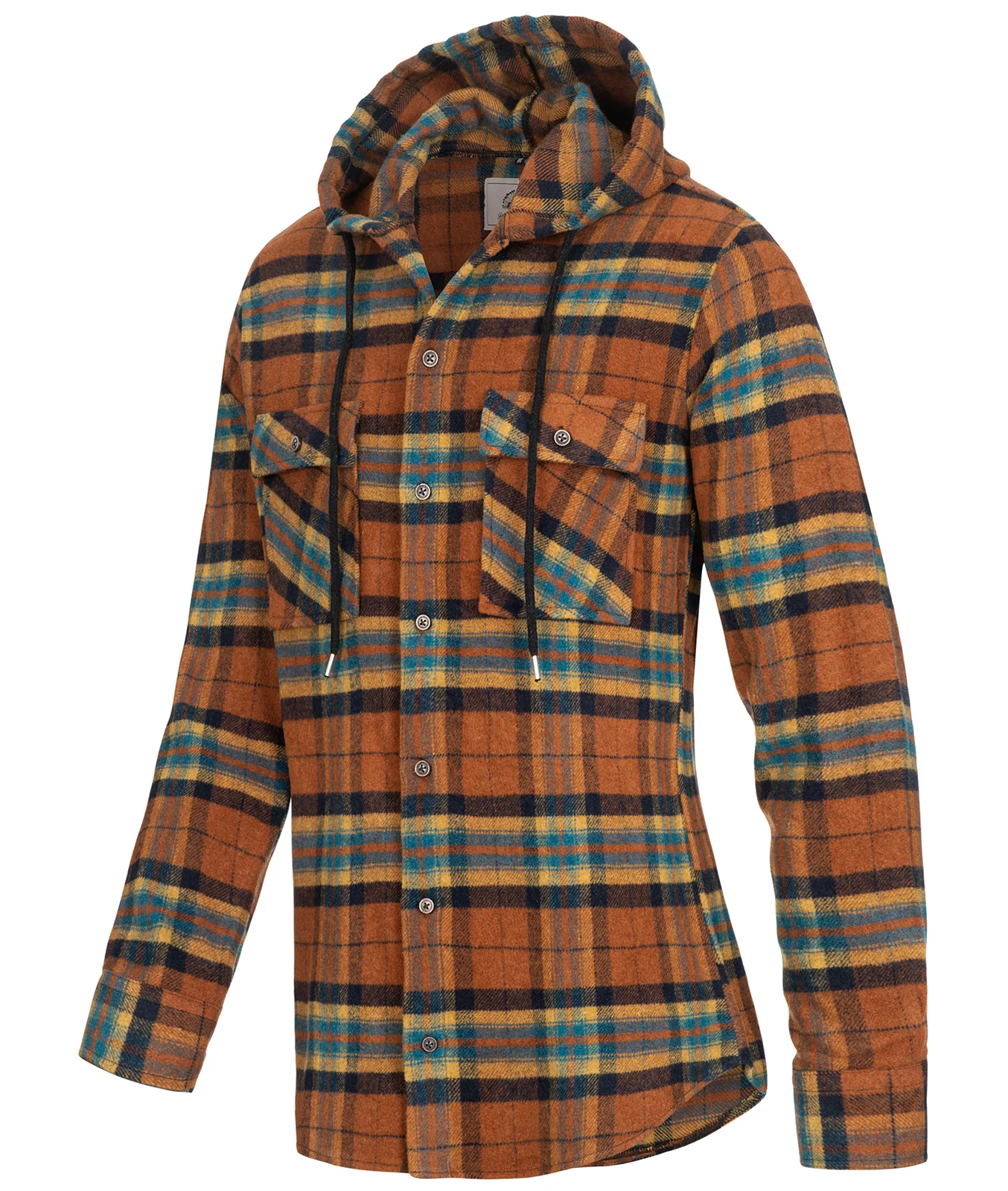 Rock Creek Herren Flanellhemd mit Kapuze H-257 - Image 8