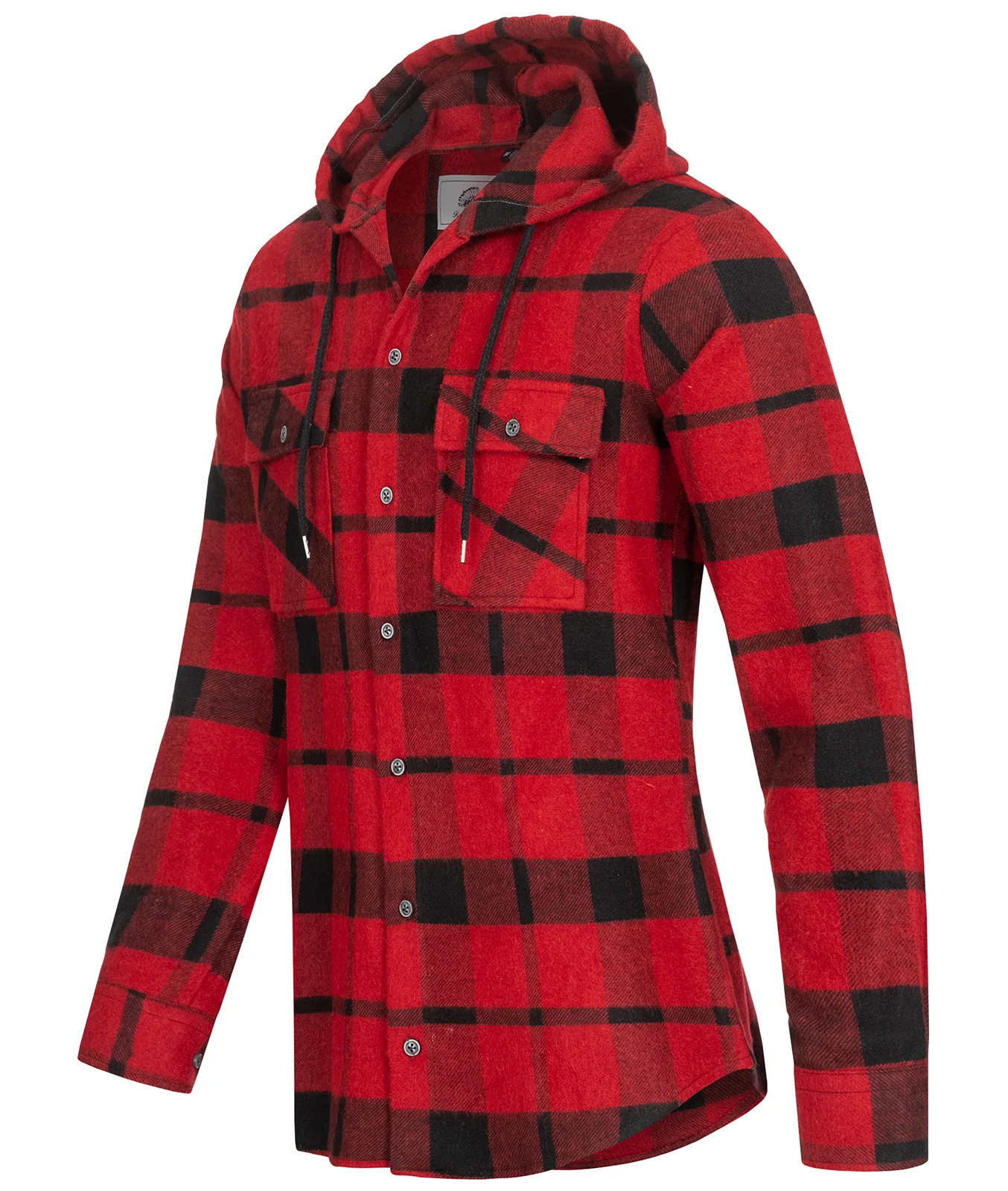 Rock Creek Herren Flanellhemd mit Kapuze H-258 - Image 11