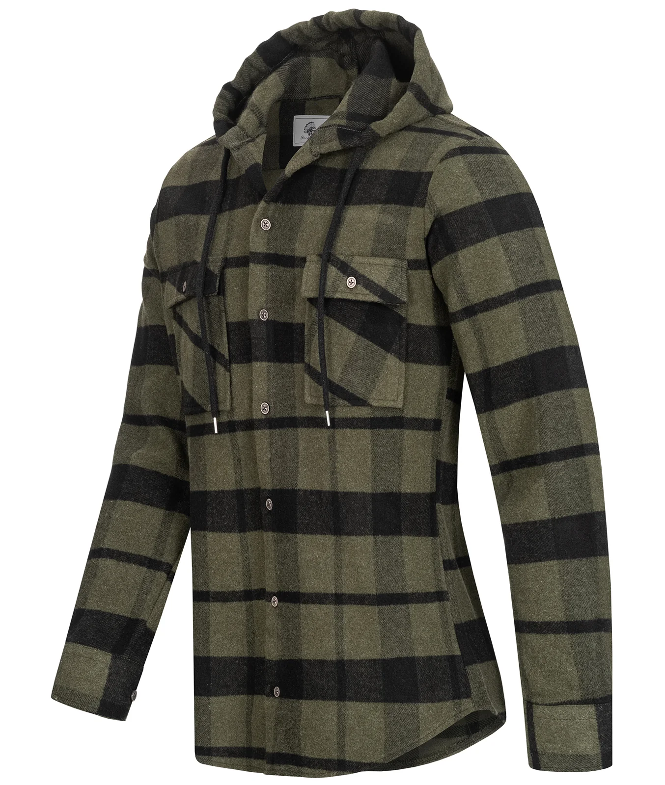 Rock Creek Herren Flanellhemd mit Kapuze H-258 - Image 5