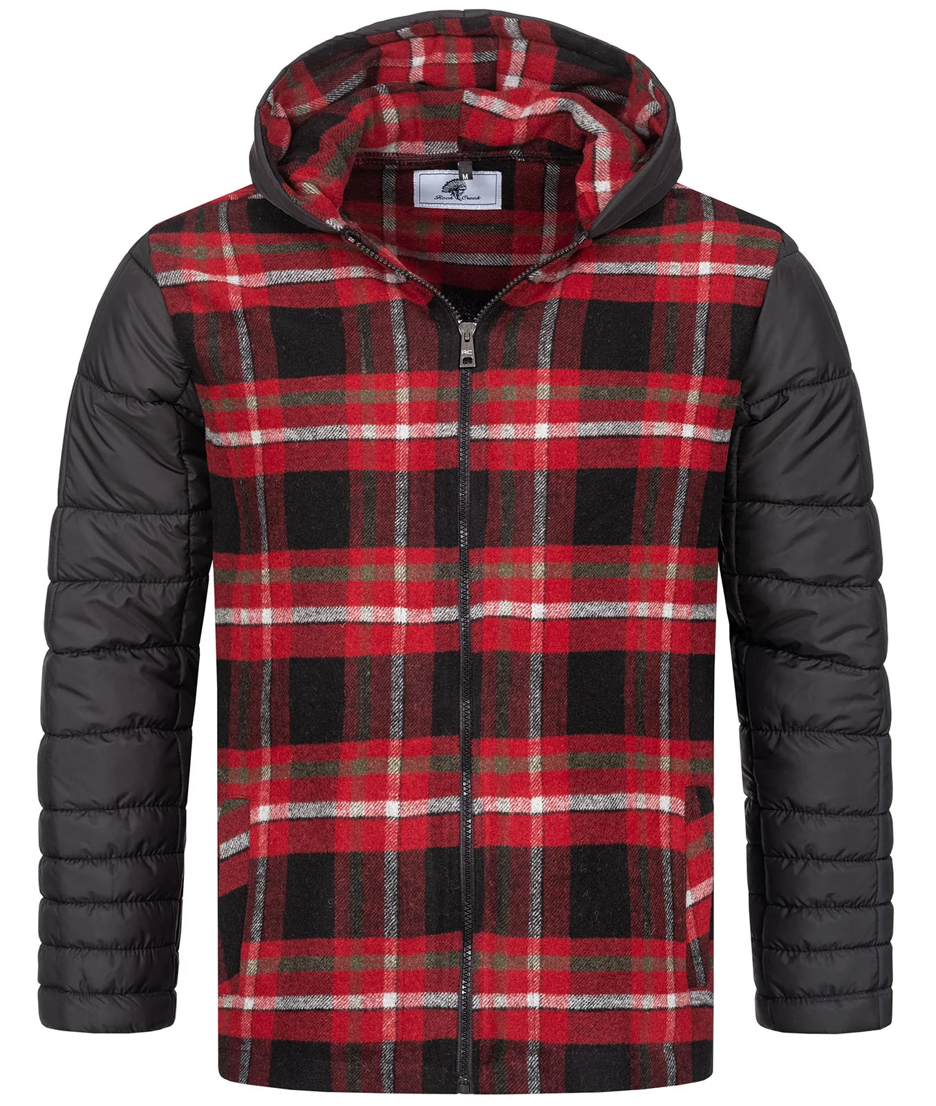 Rock Creek Herren Flanelljacke Steppärmel H-265 - Image 6