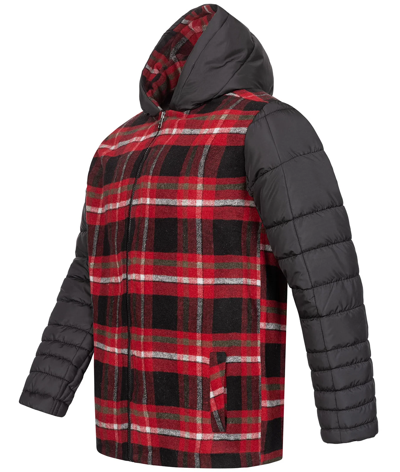 Rock Creek Herren Flanelljacke Steppärmel H-265 - Image 7