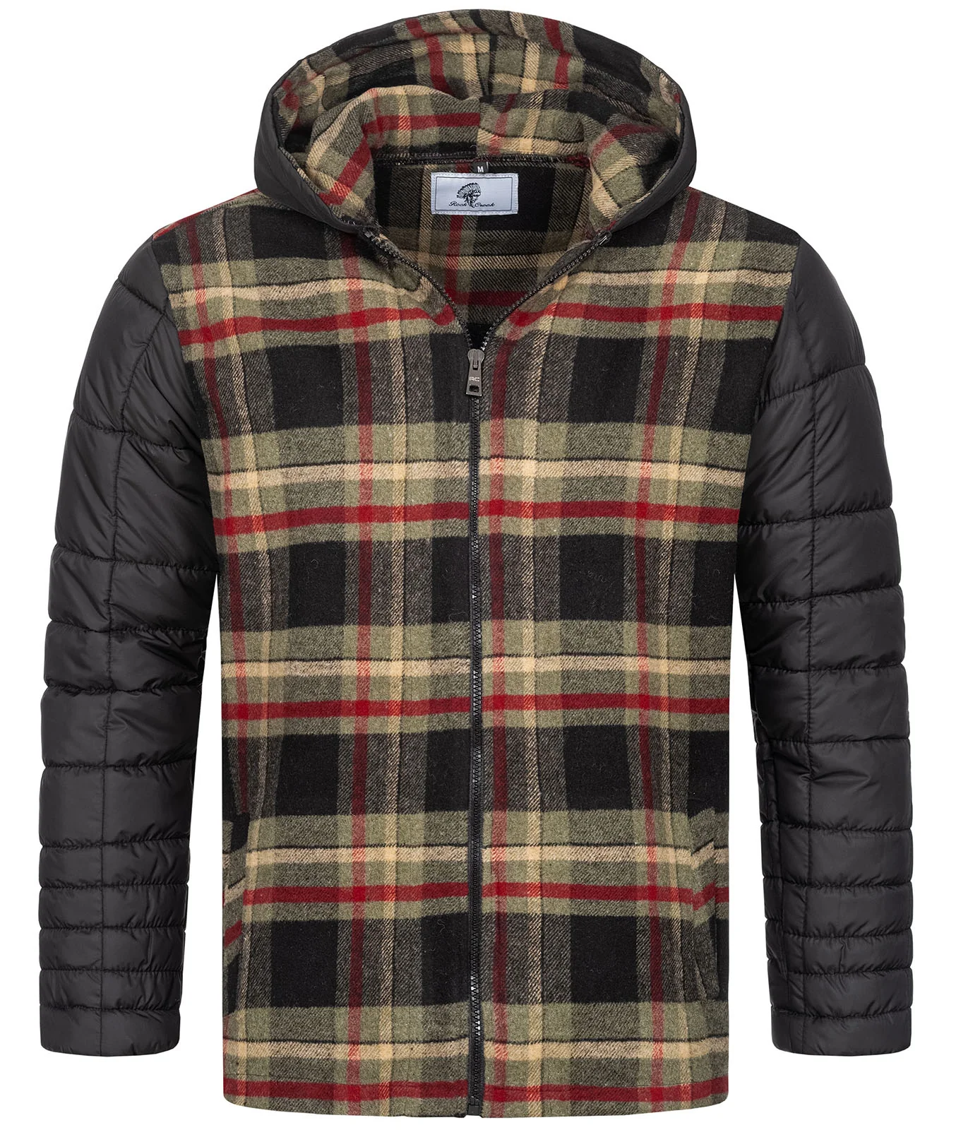 Rock Creek Herren Flanelljacke Steppärmel H-265 - Image 9