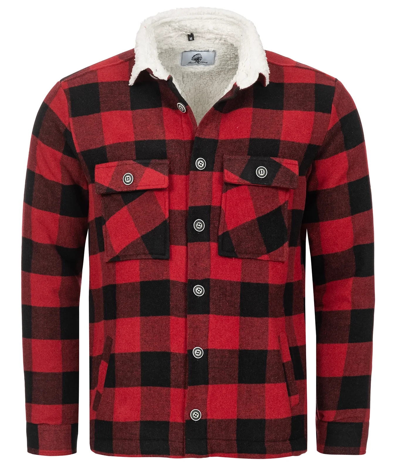 Rock Creek Herren Flanelljacke Teddyfellkragen H-264 - Image 13