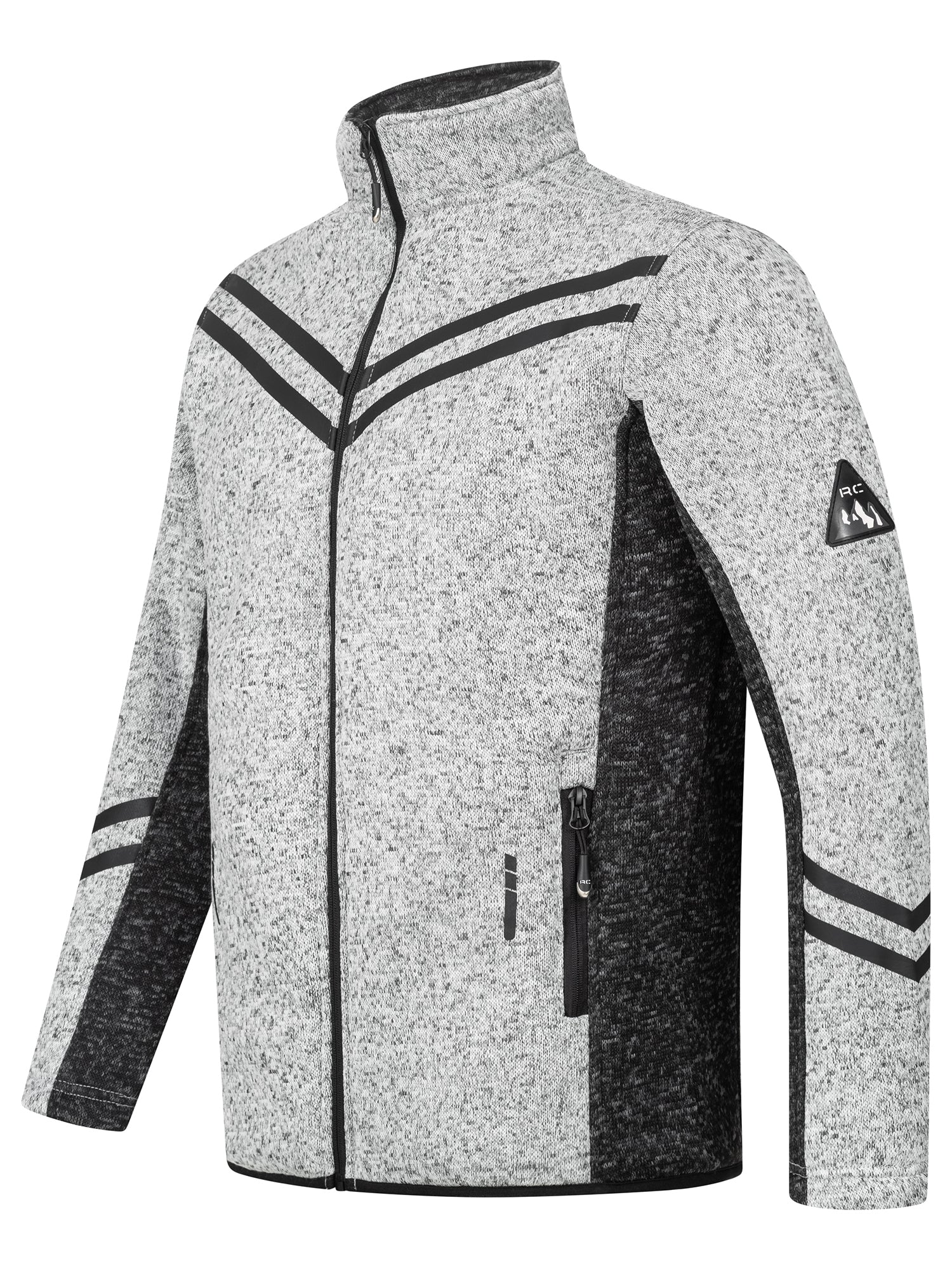 Rock Creek Herren Fleecejacke Melange Fleece H-373 - Image 5