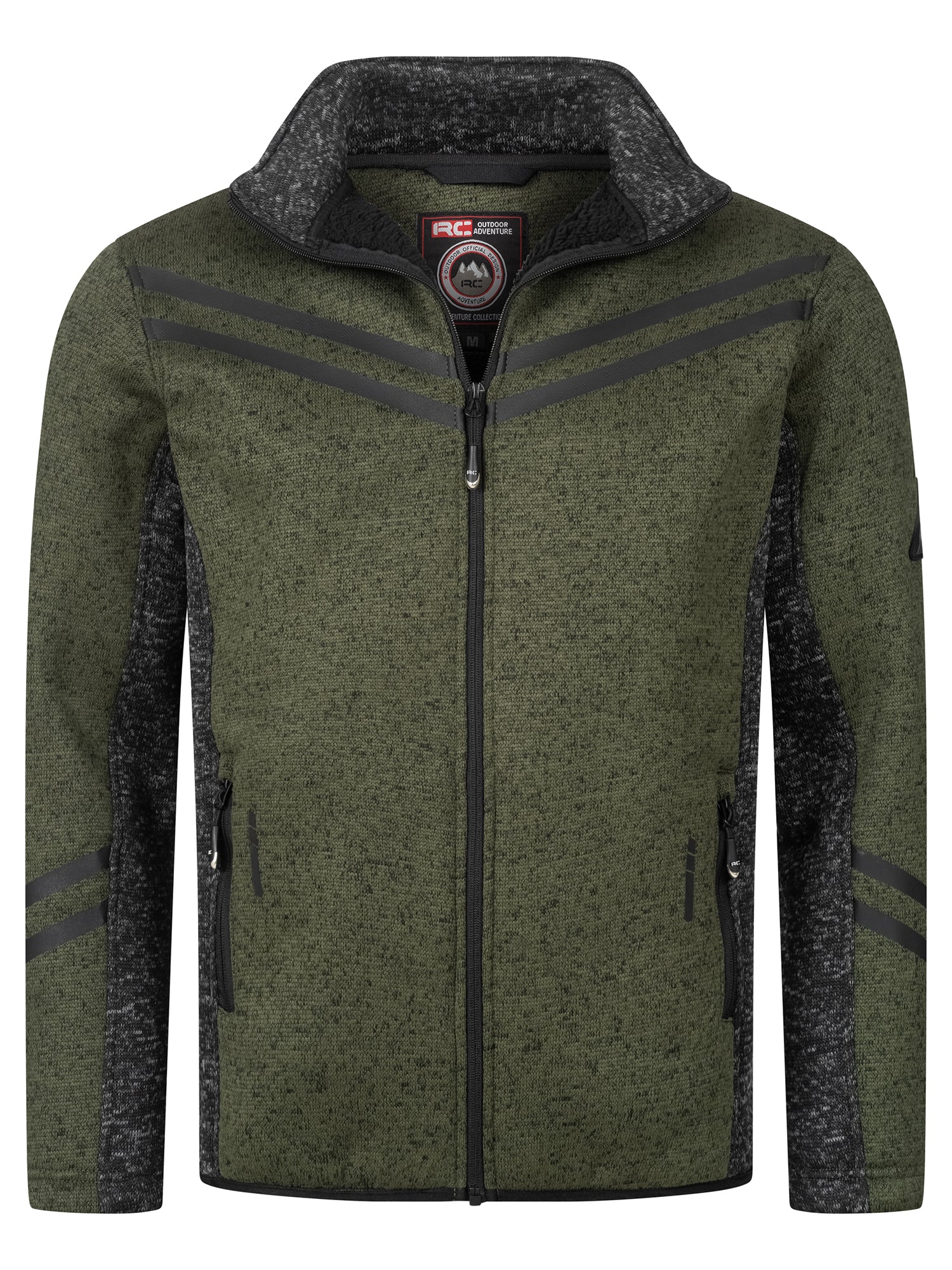 Rock Creek Herren Fleecejacke Melange Fleece H-373 - Image 7